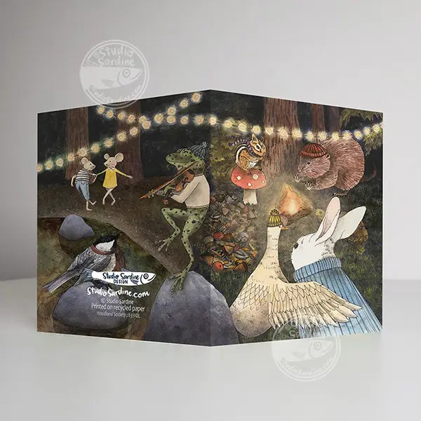 Woodland Society Notecards, Blank Greeting Card