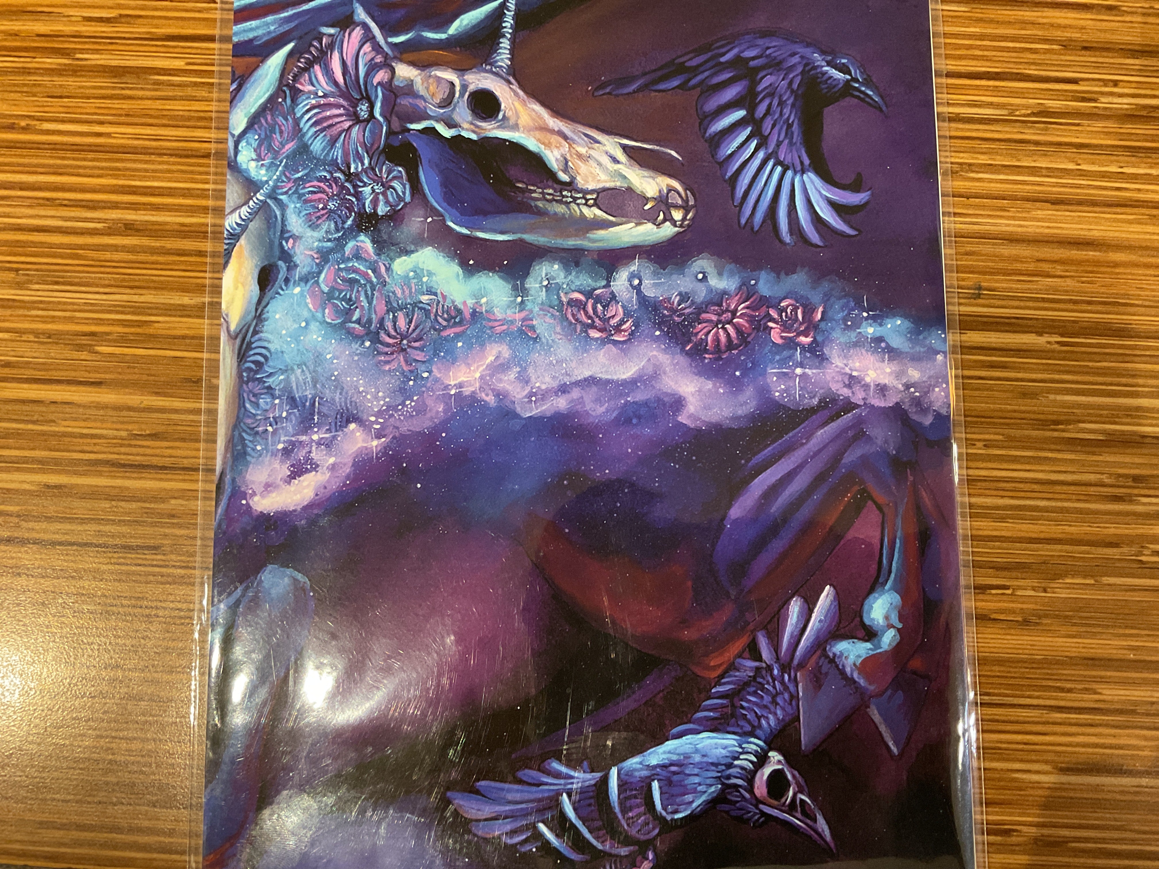 Dark Unicorn Art Print