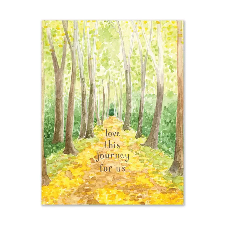 Love This Journey For Us Anniversary Card