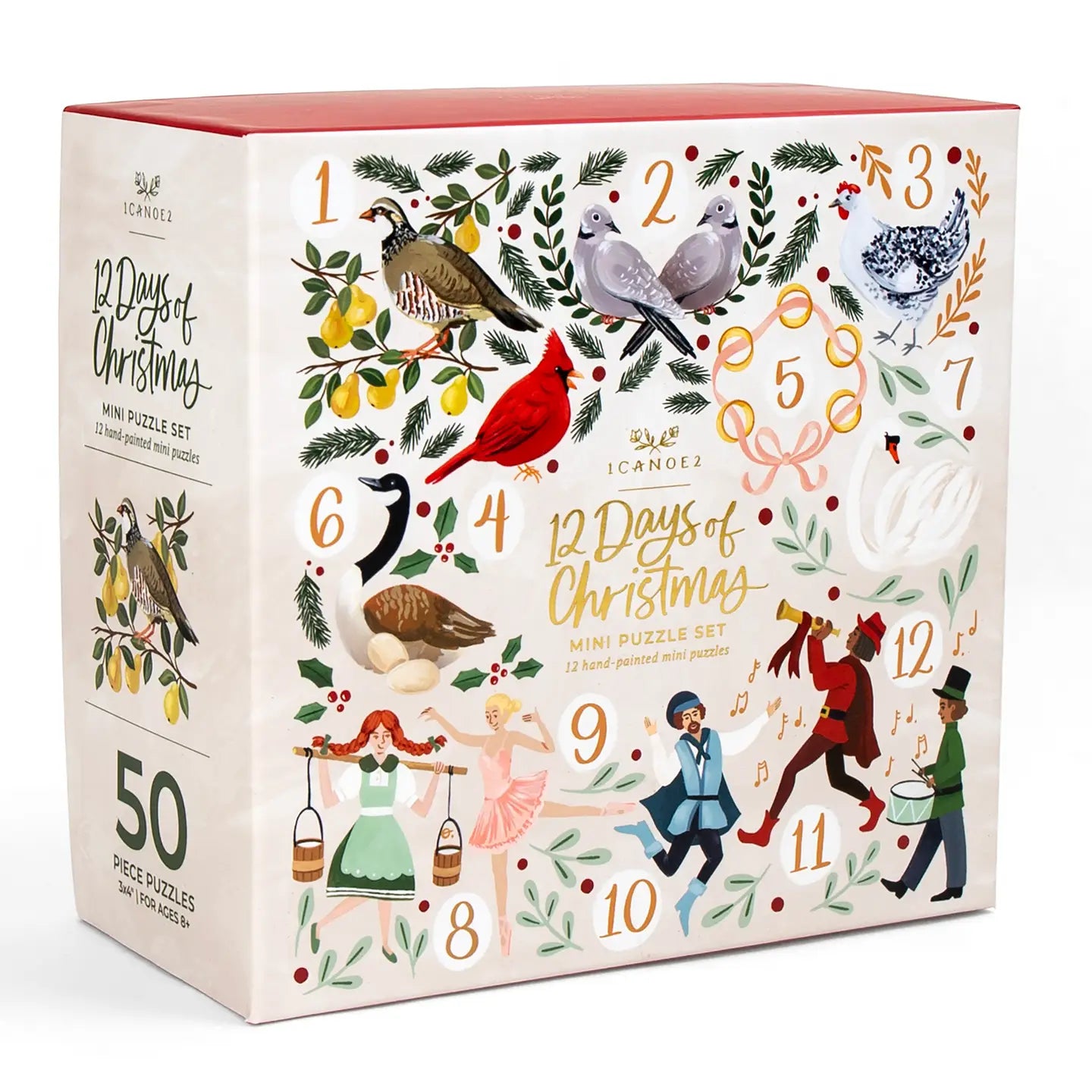 12 Days of Christmas Mini Puzzle Set