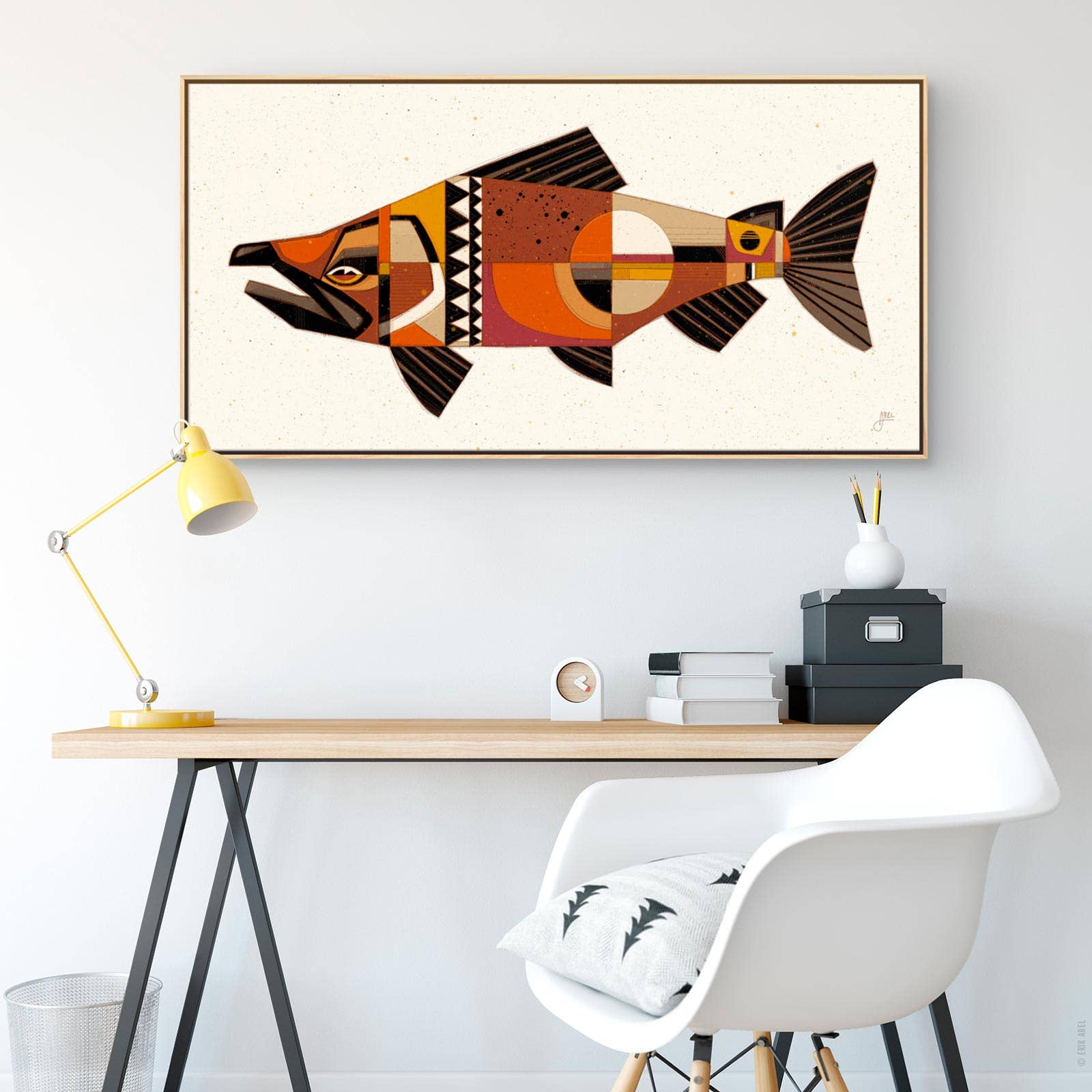Chinook - WHLSL Print: Unframed / 12x6 / Bamboo Paper