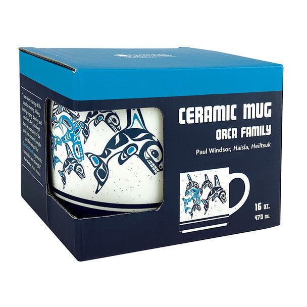 16 oz Orca Family Ceramic Mug