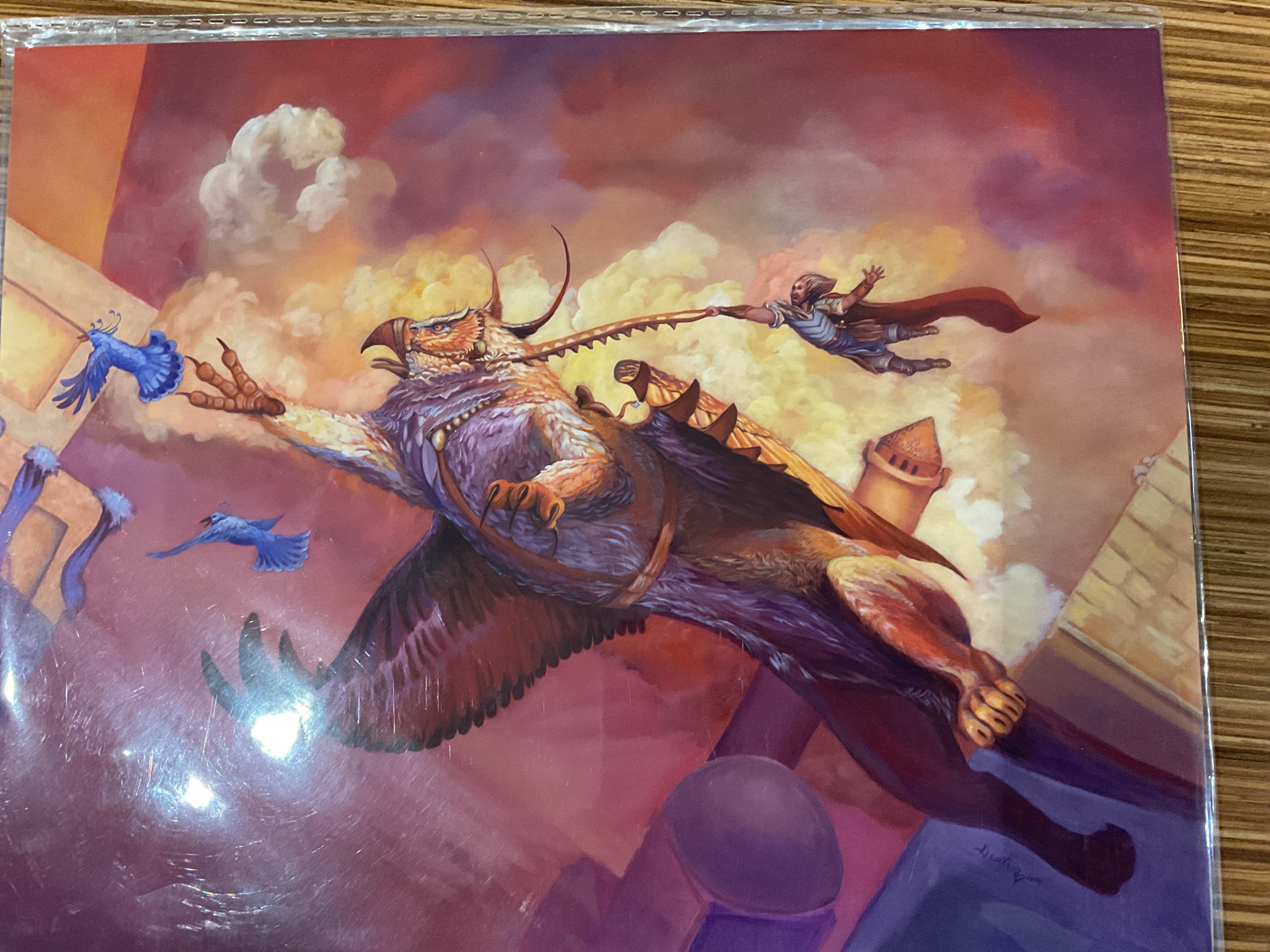 Hang In There Fantasy Art Print