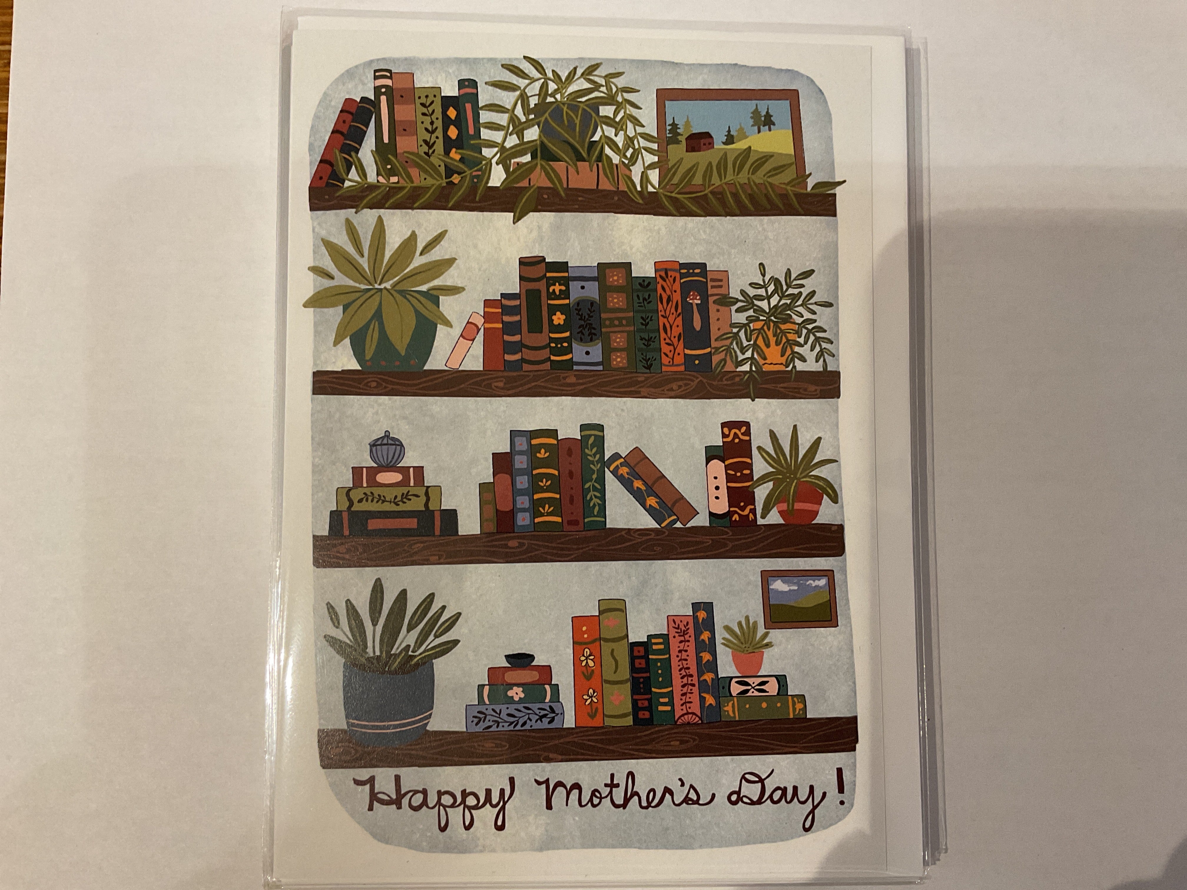 Mother's Day Libaray Greeting Card