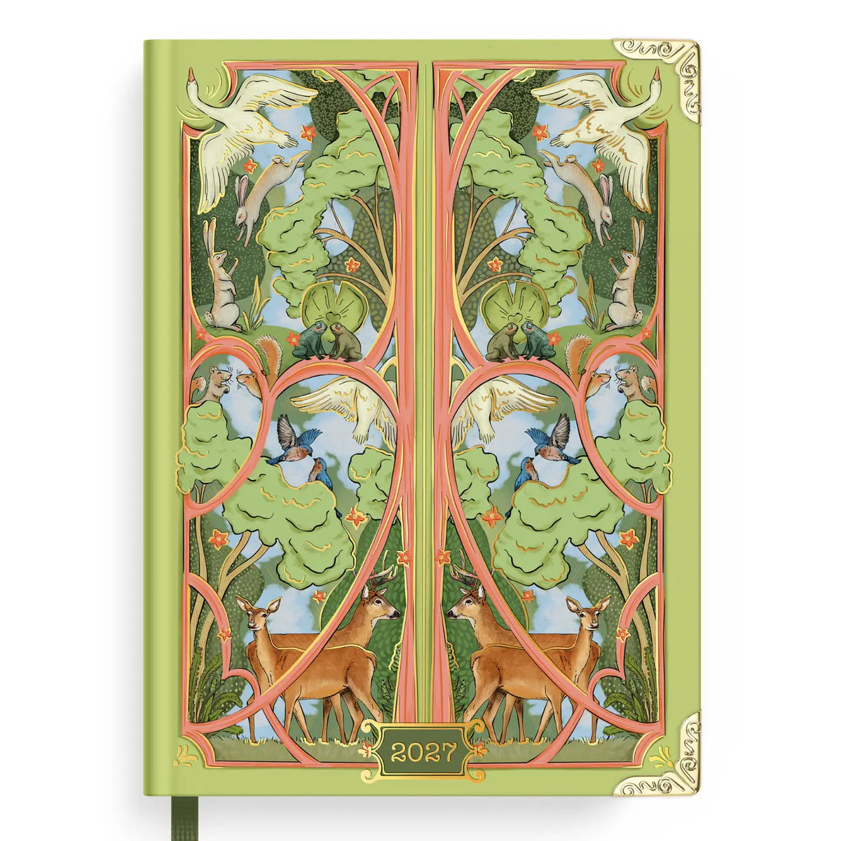 2027 Woodland Scene 12-Month Weekly Medium Bound Planner