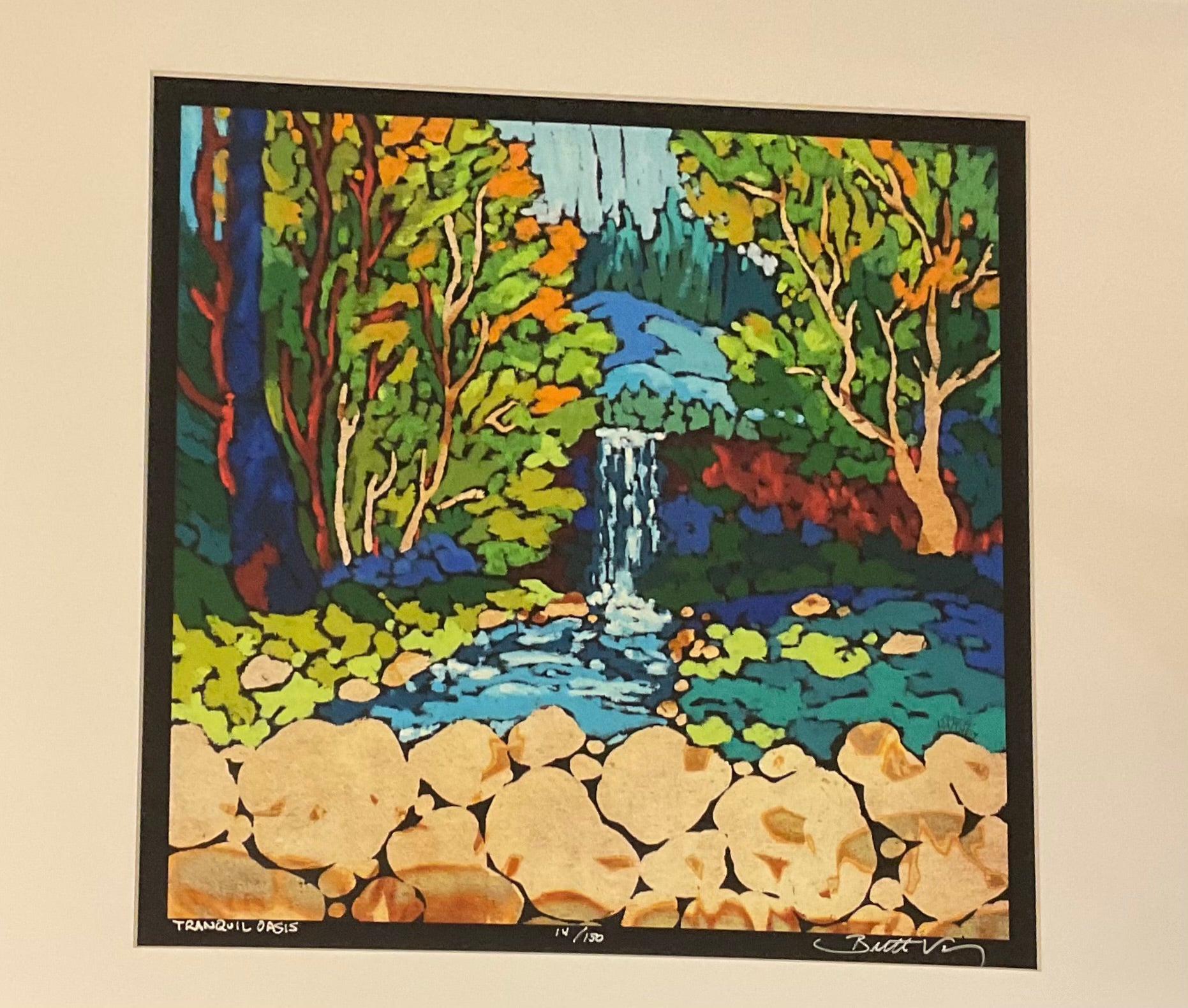 Tranquil Oasis- 16" x 16" Art Print
