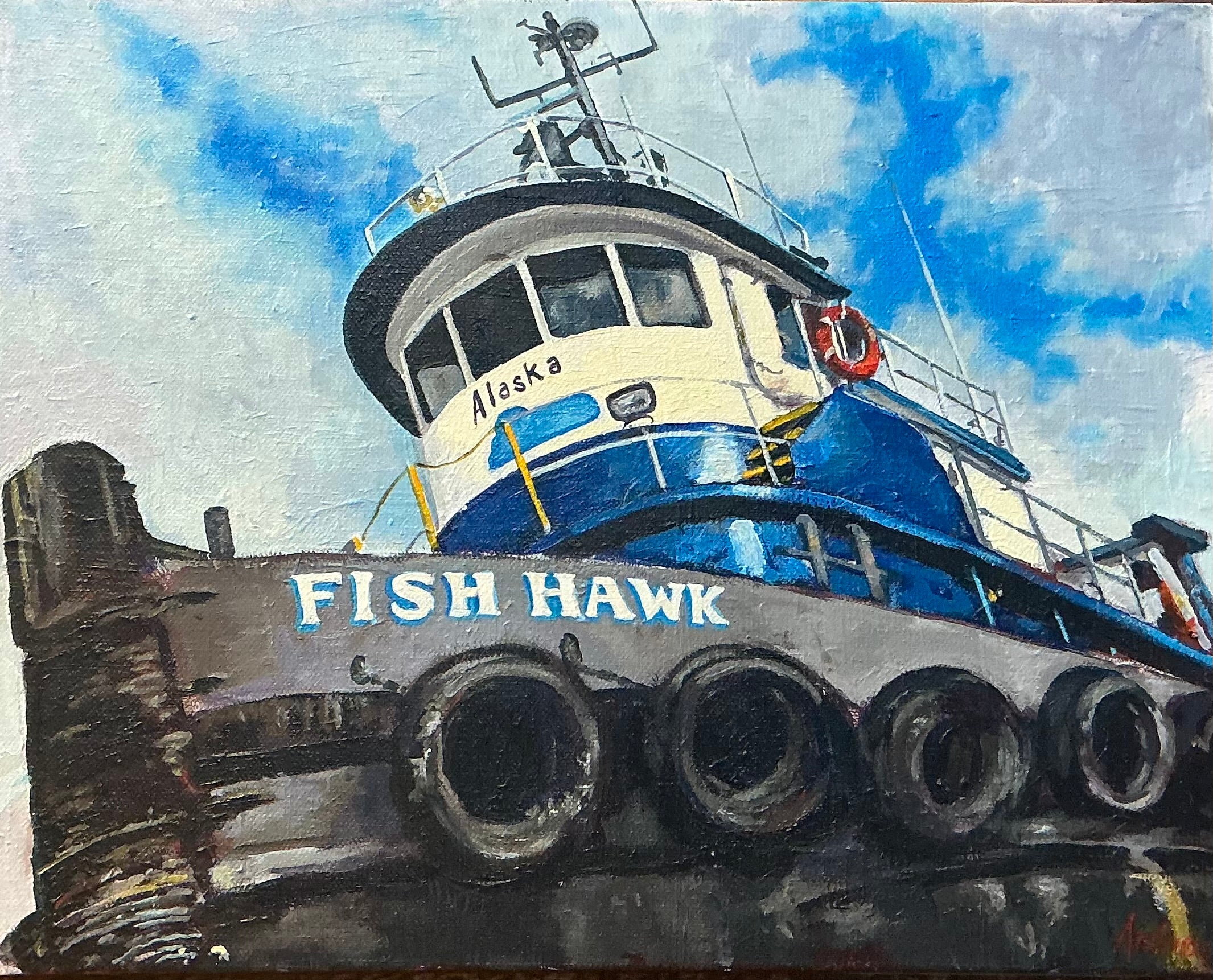 Fish Hawk By Andrew Sheldon