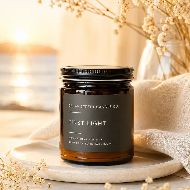 First Light | 7.2 Ounce Soy Candle | Seasonal