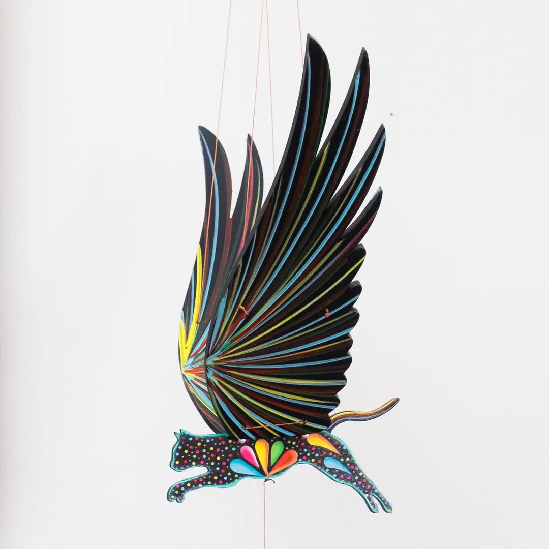 Cat Alebrije Flying Mobile