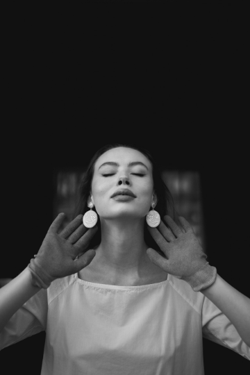 Mixed Blessings Dangle: Pearl