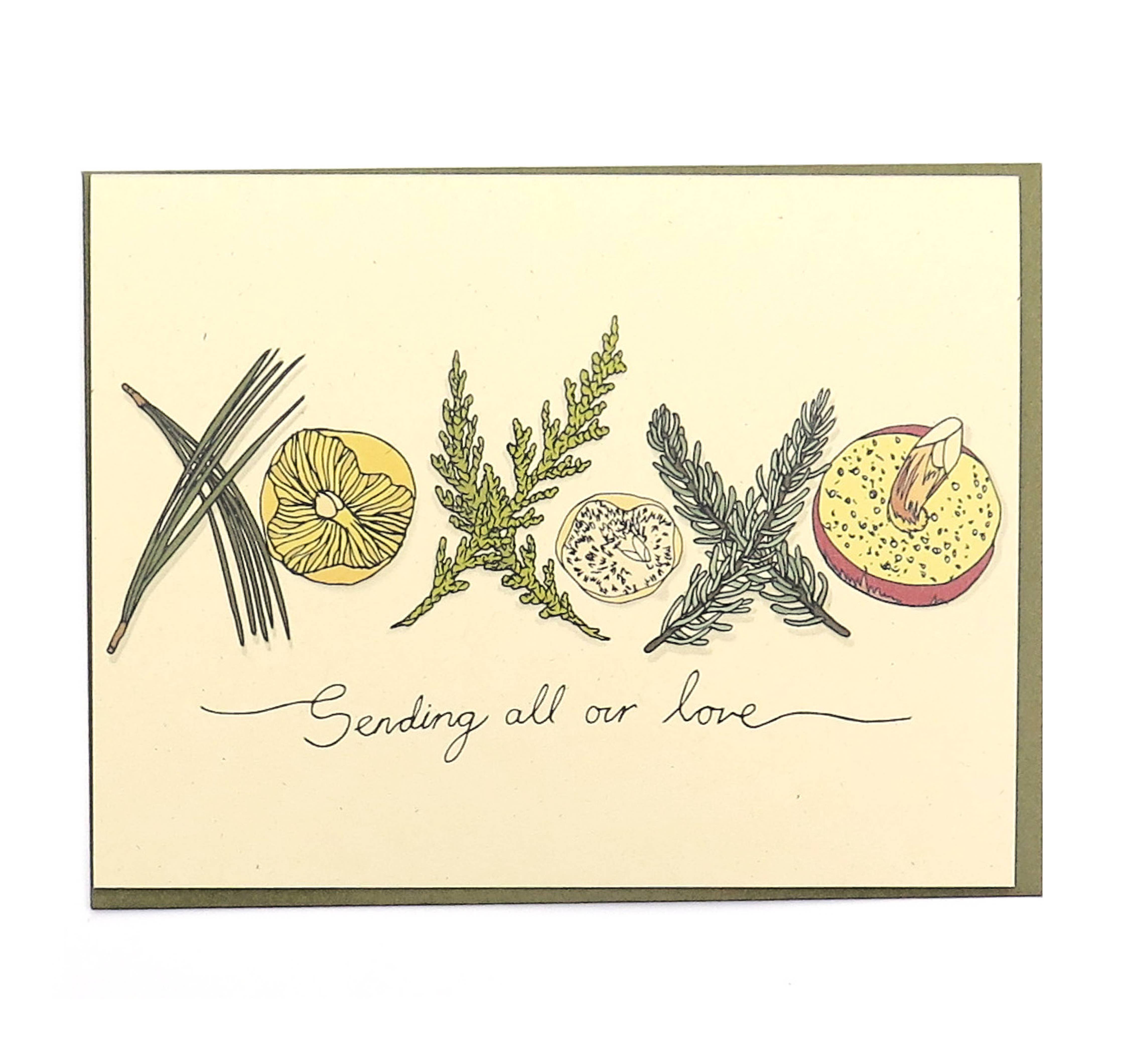 Holiday Hugs and Kisses Card