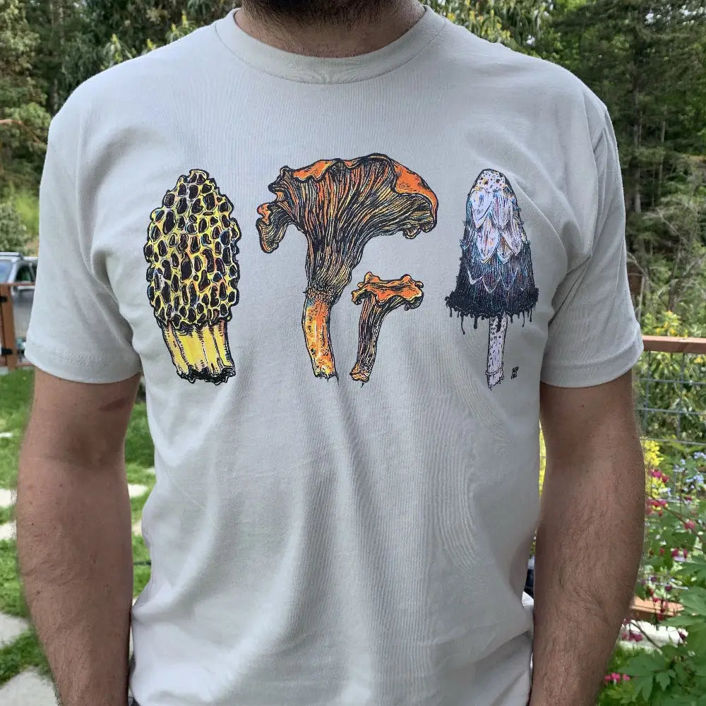 Mushrooms (Aka 3 Fungis) T Shirt