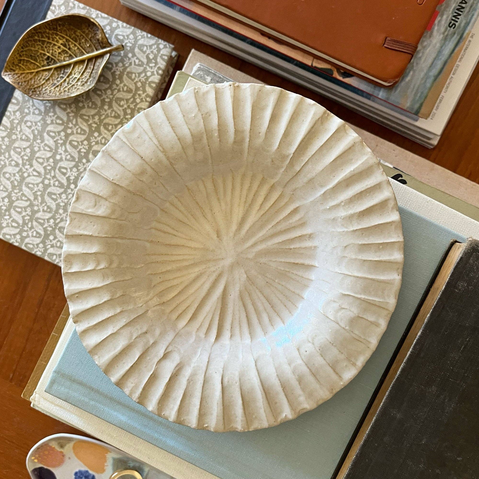 Sunburst Carved Tray