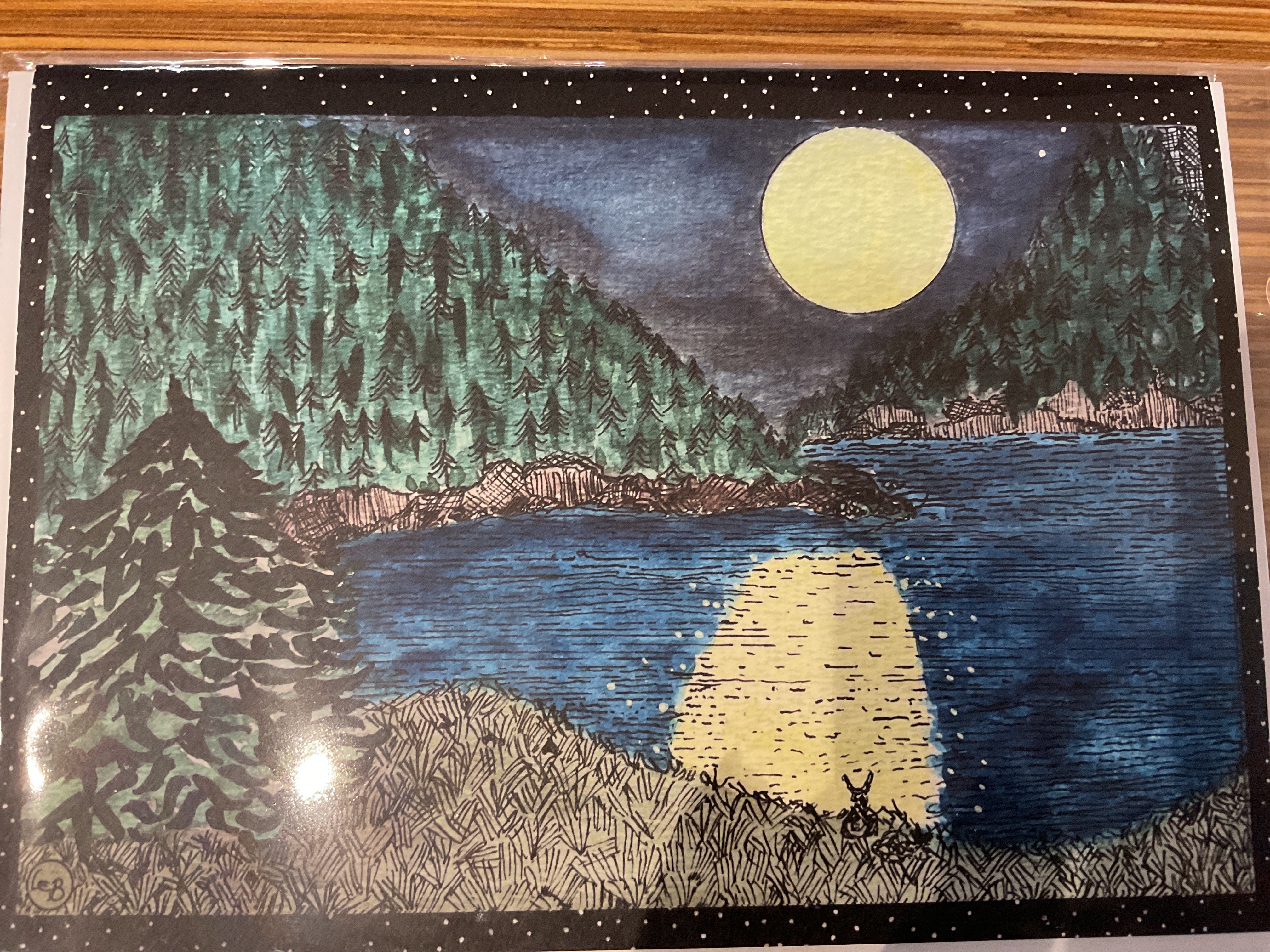 Full Moon Reflections