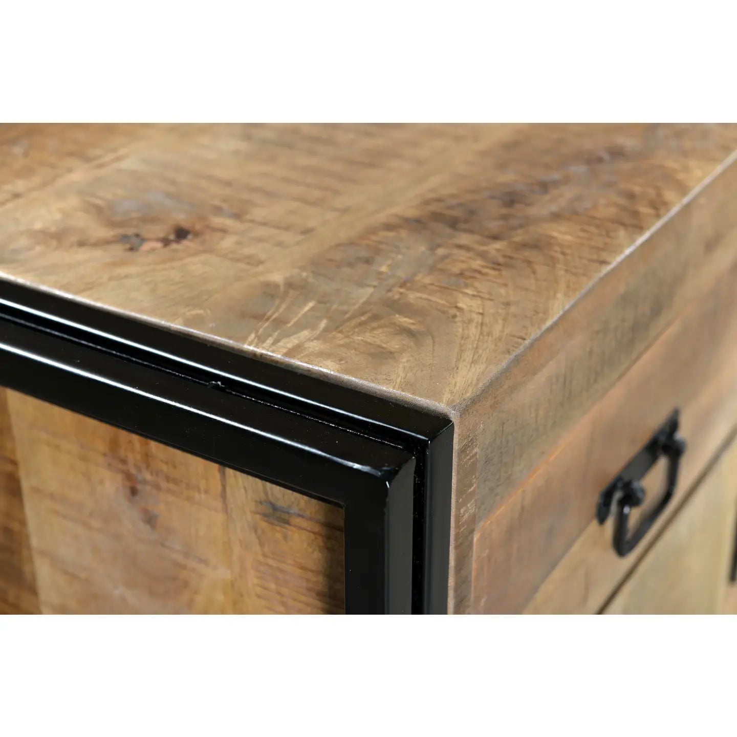 Reclaimed Wood 4 Door 4 Drawer Sideboard
