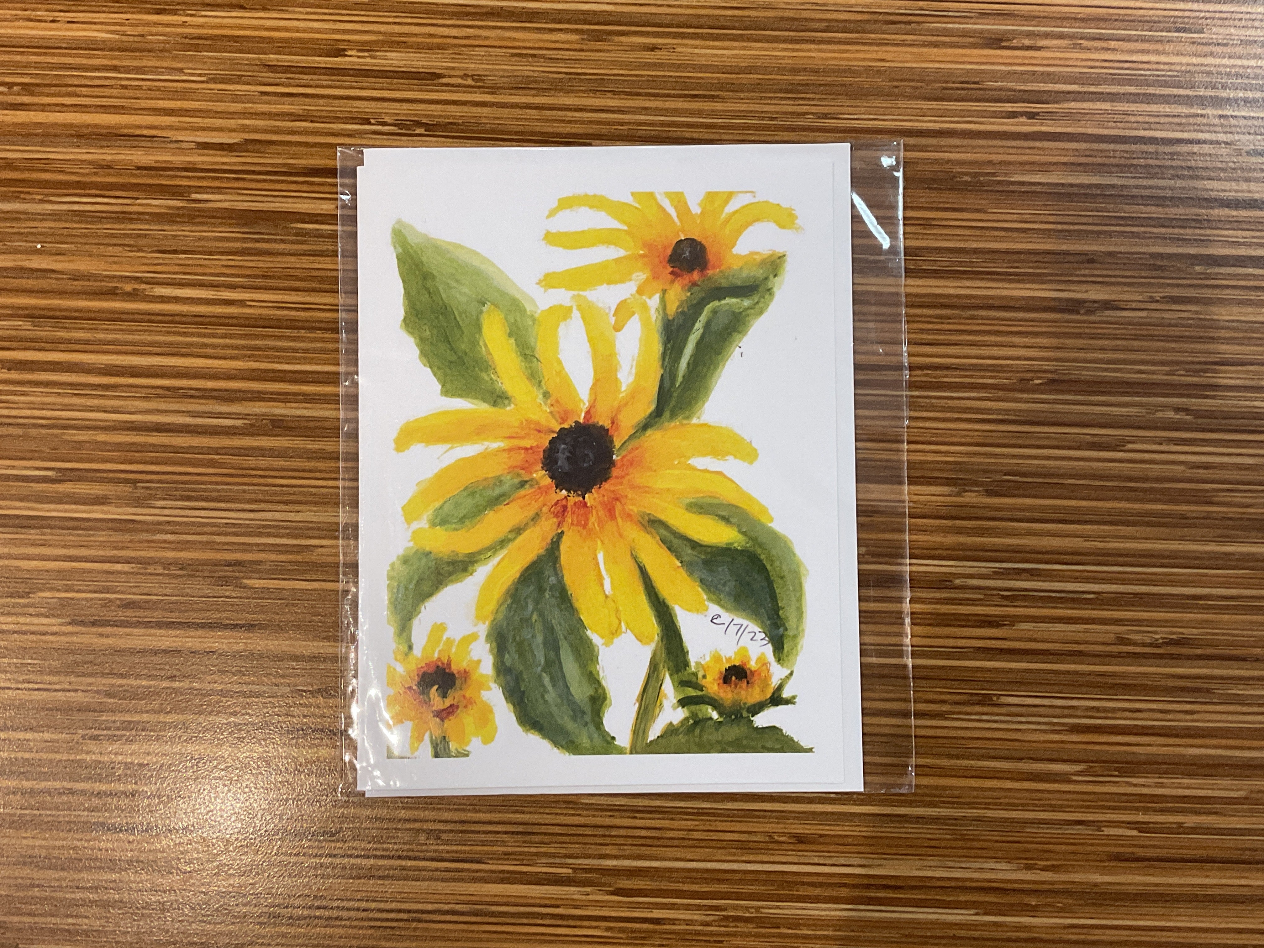 Rudbeckia "Black Eyed Susan" Greeting Card