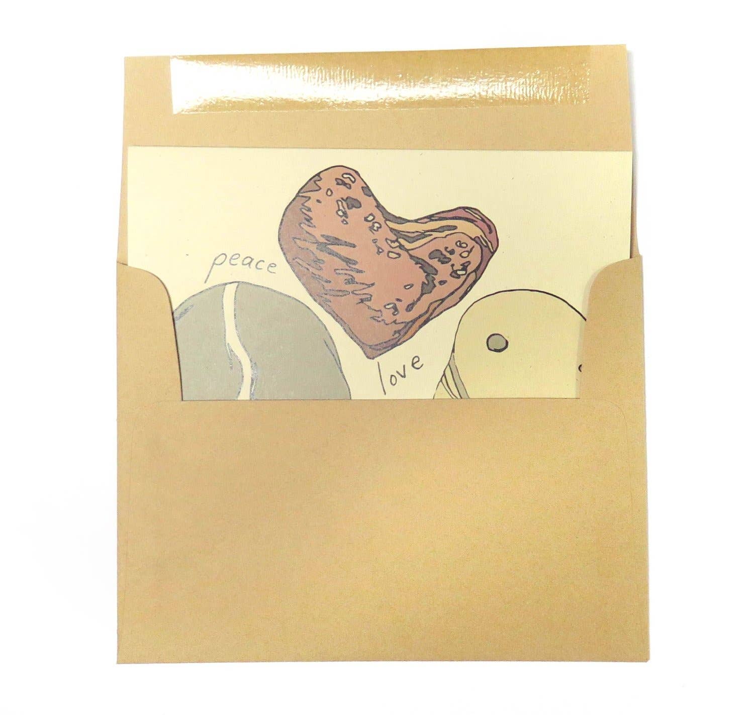 Peace Love Happiness Card