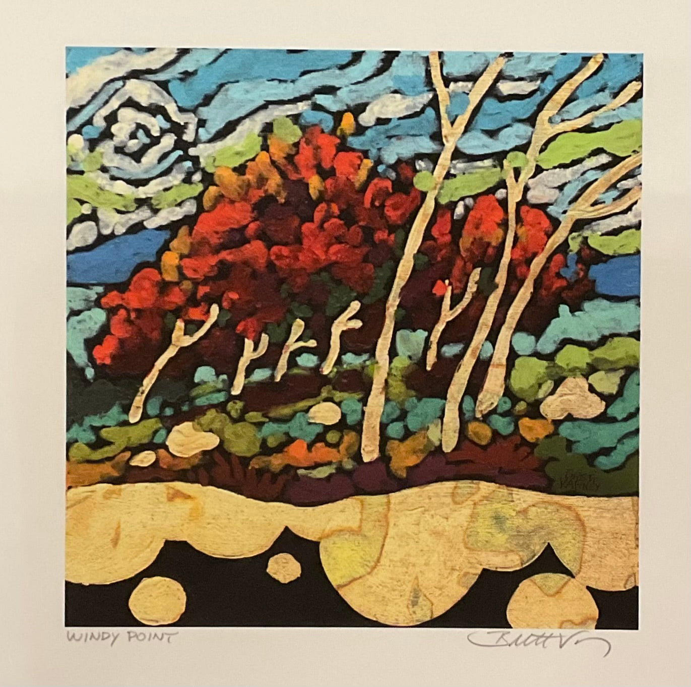Windy Point- 8" x 8" Art Print