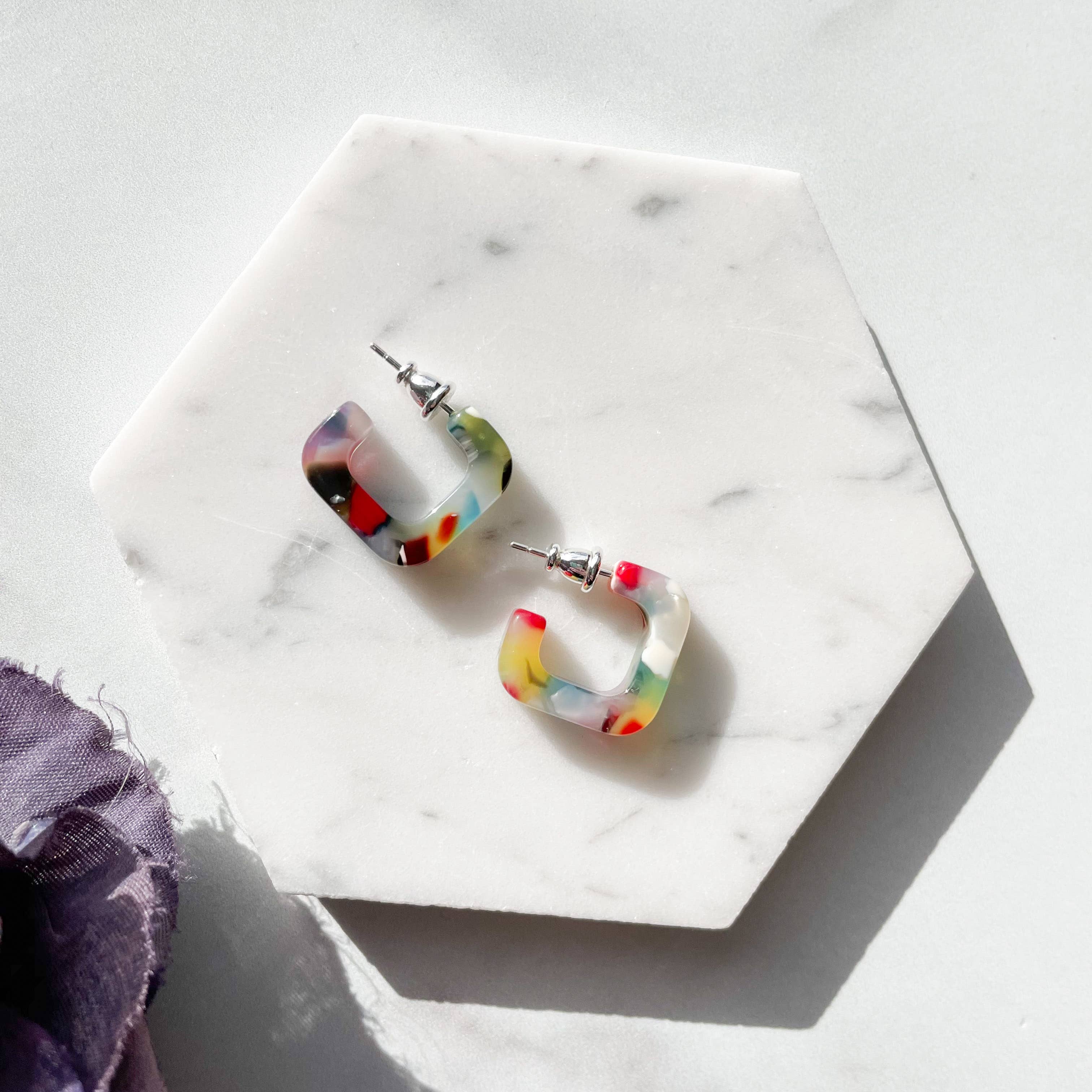 Mini Geo Hoops Collection