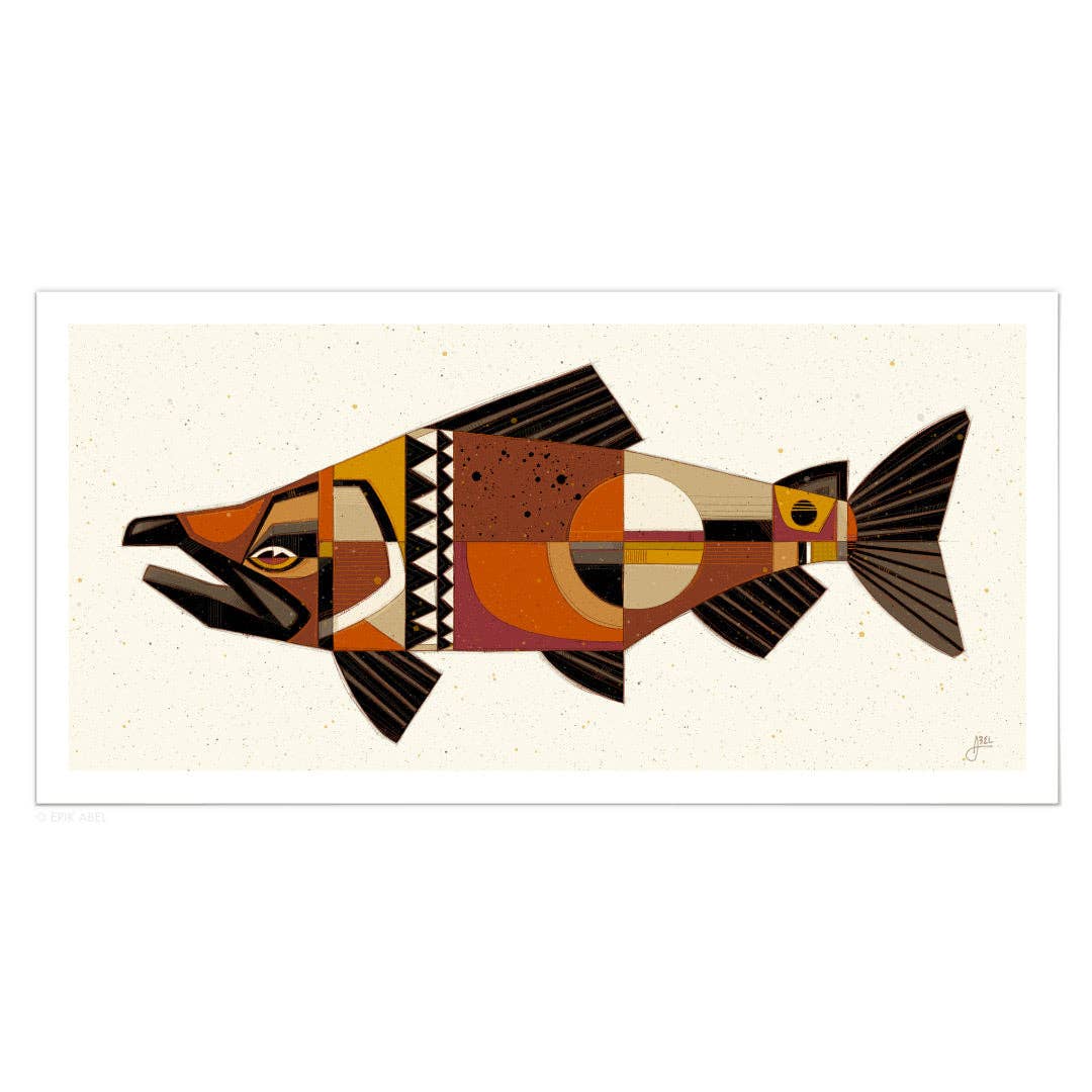 Chinook - WHLSL Print: Unframed / 12x6 / Bamboo Paper