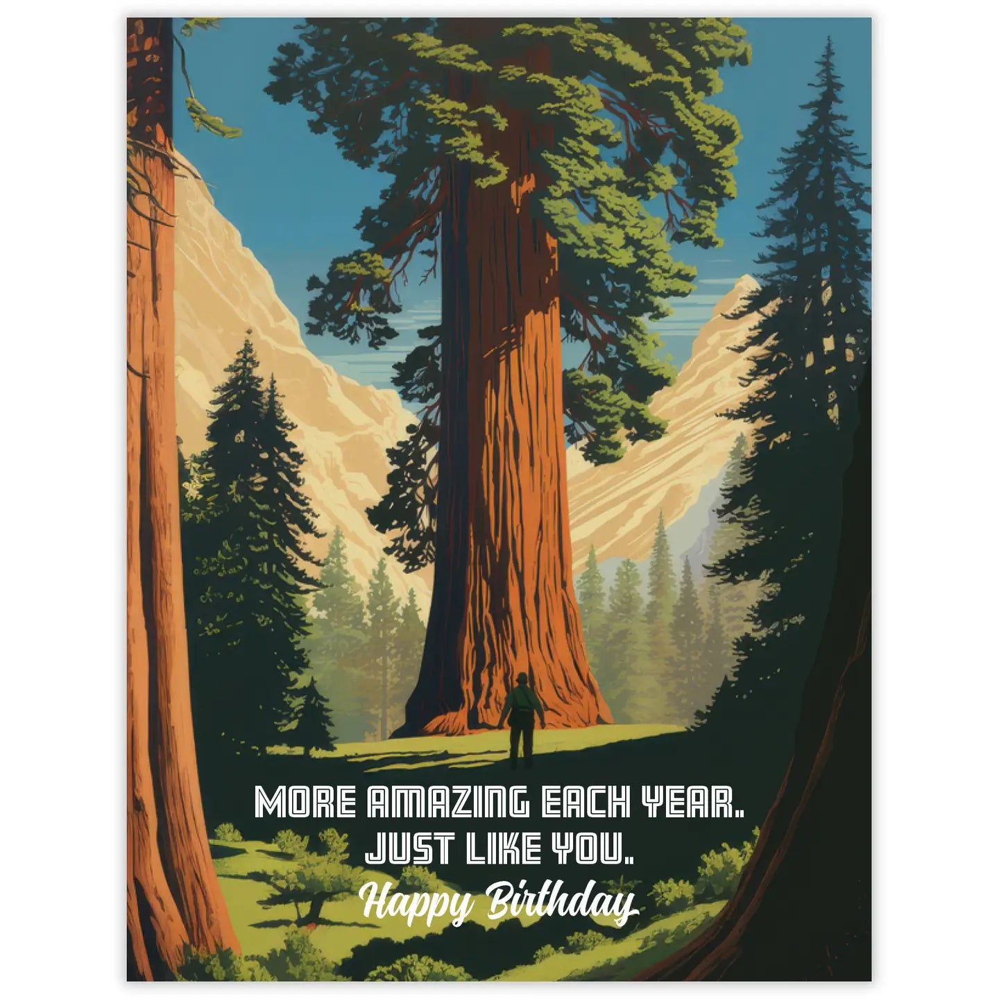 Campfire Bears - Recycled Birthday Card For Campers