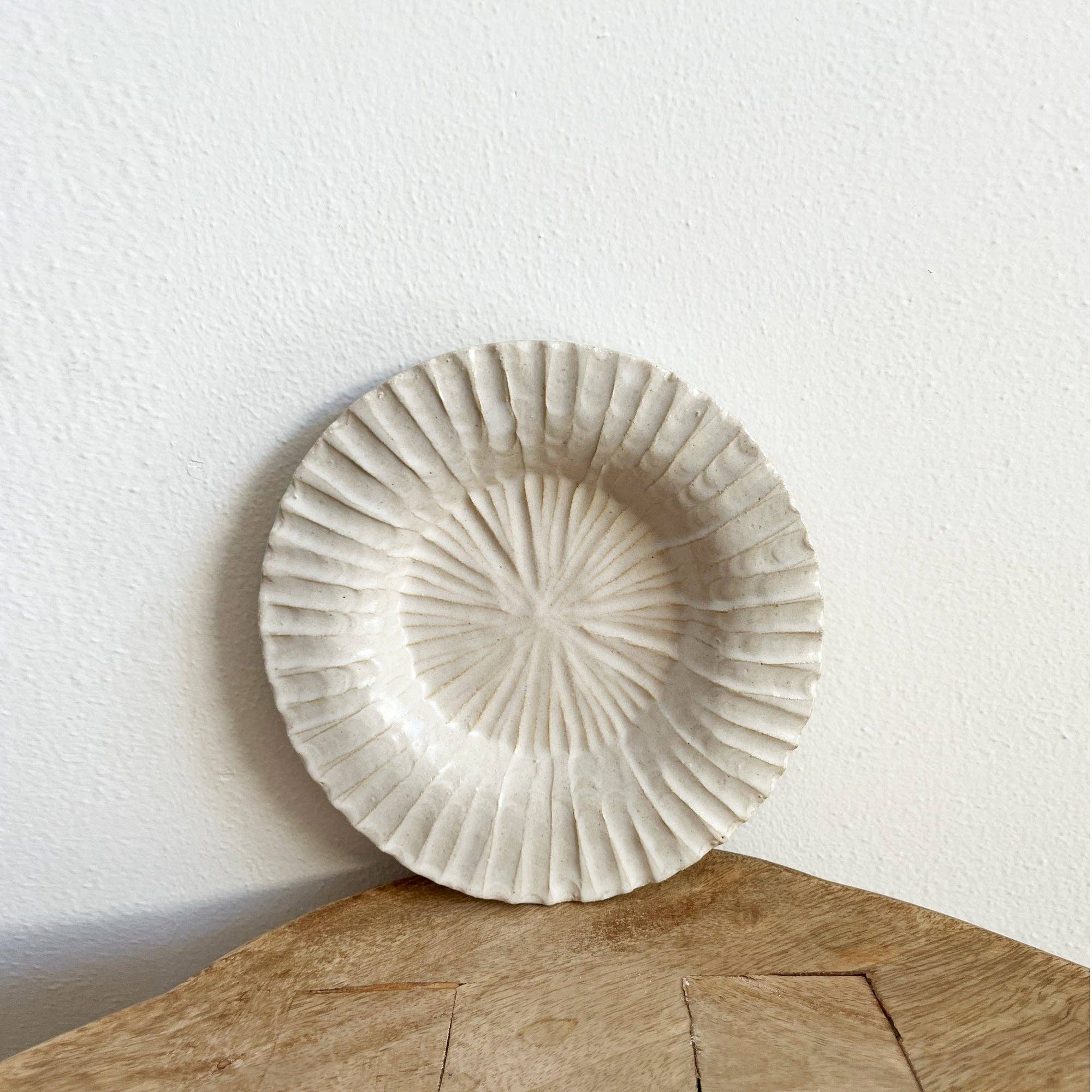 Sunburst Carved Tray