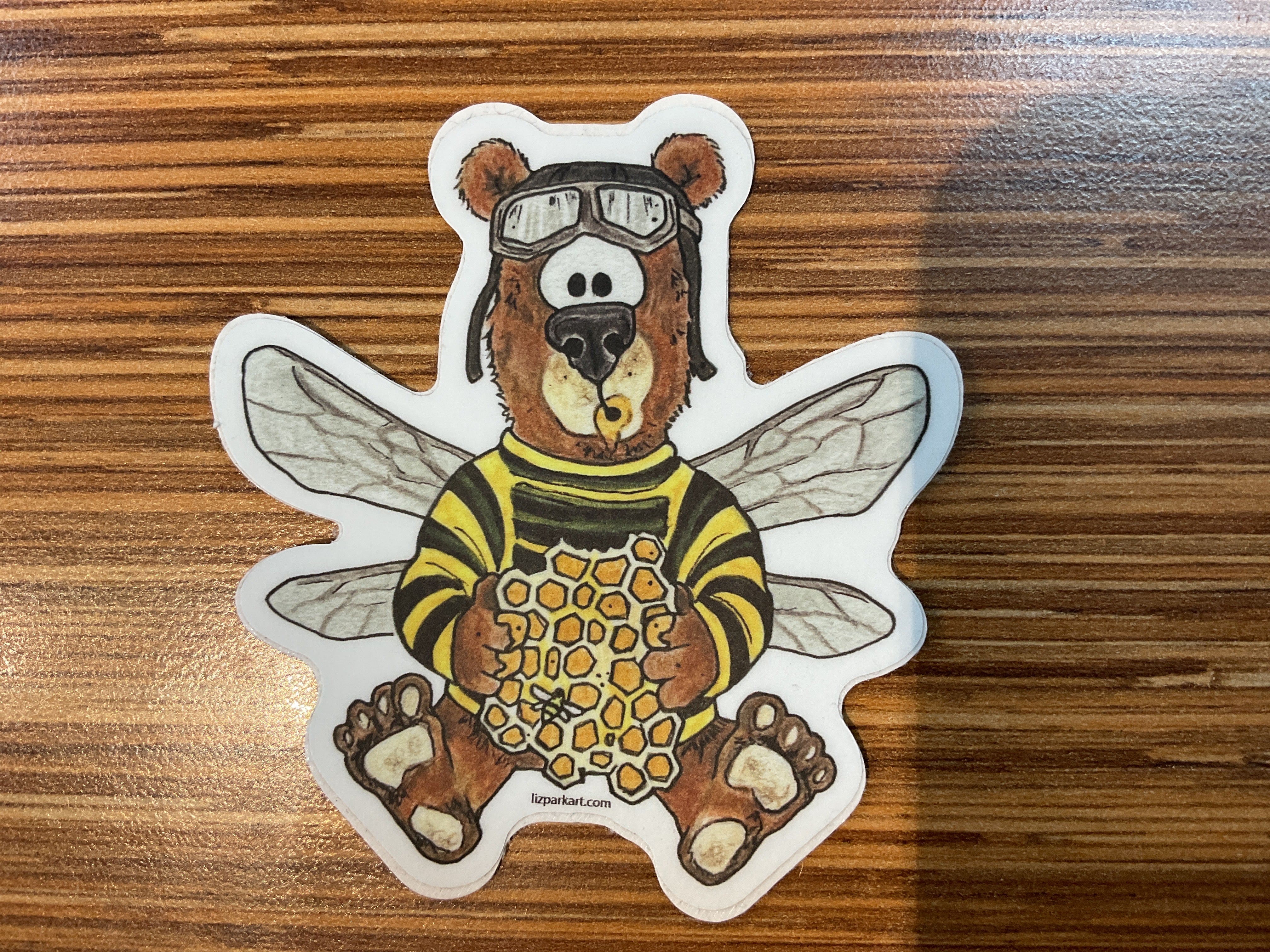 Bear in Bee Costume sticker