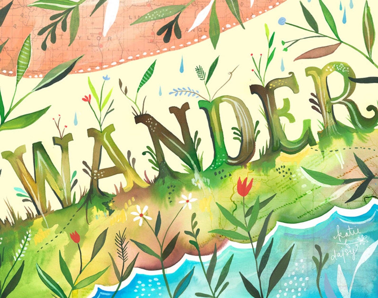 Wander Print: 8 x 10