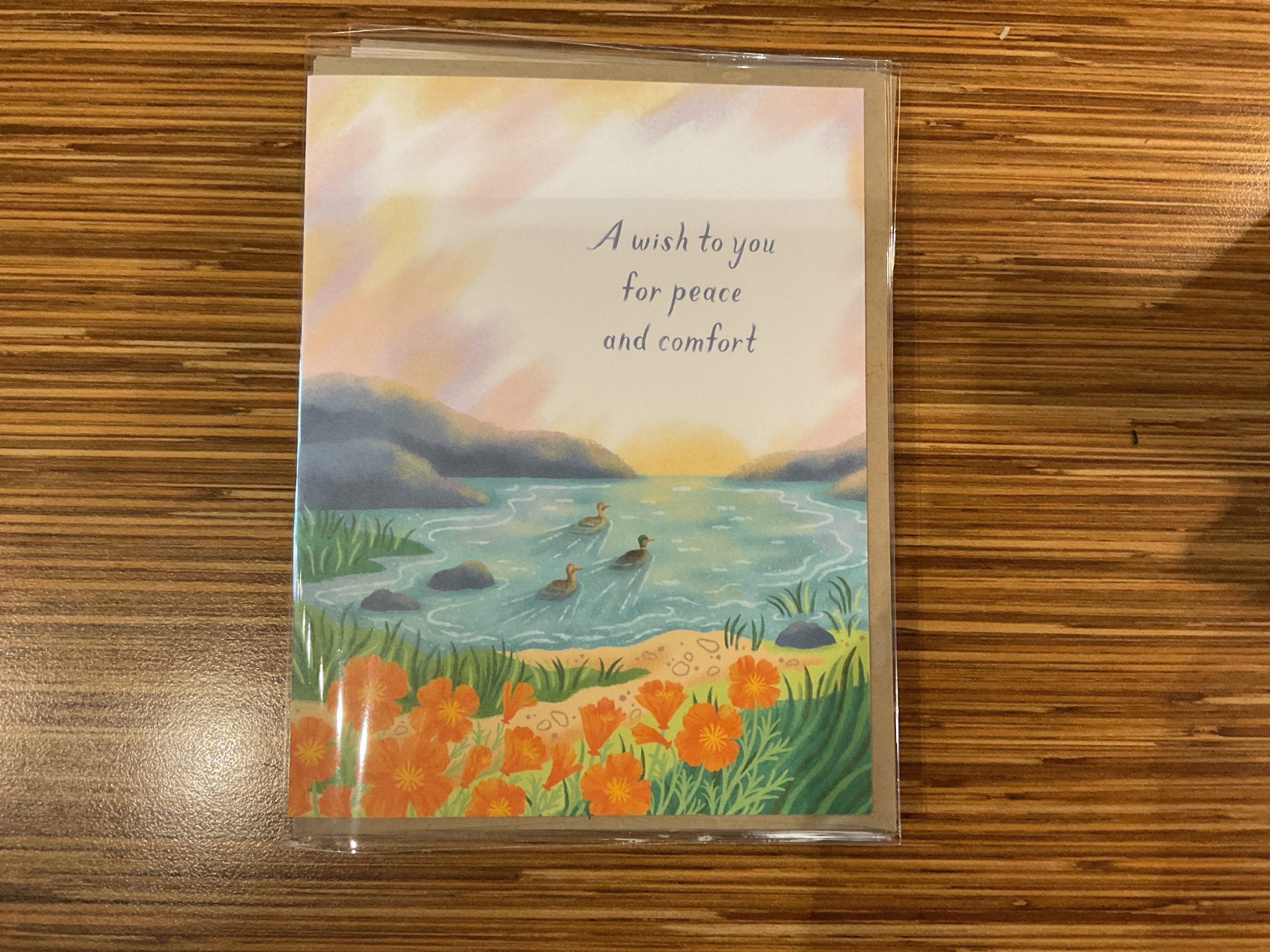 Peace and Comfort Sympathy Card