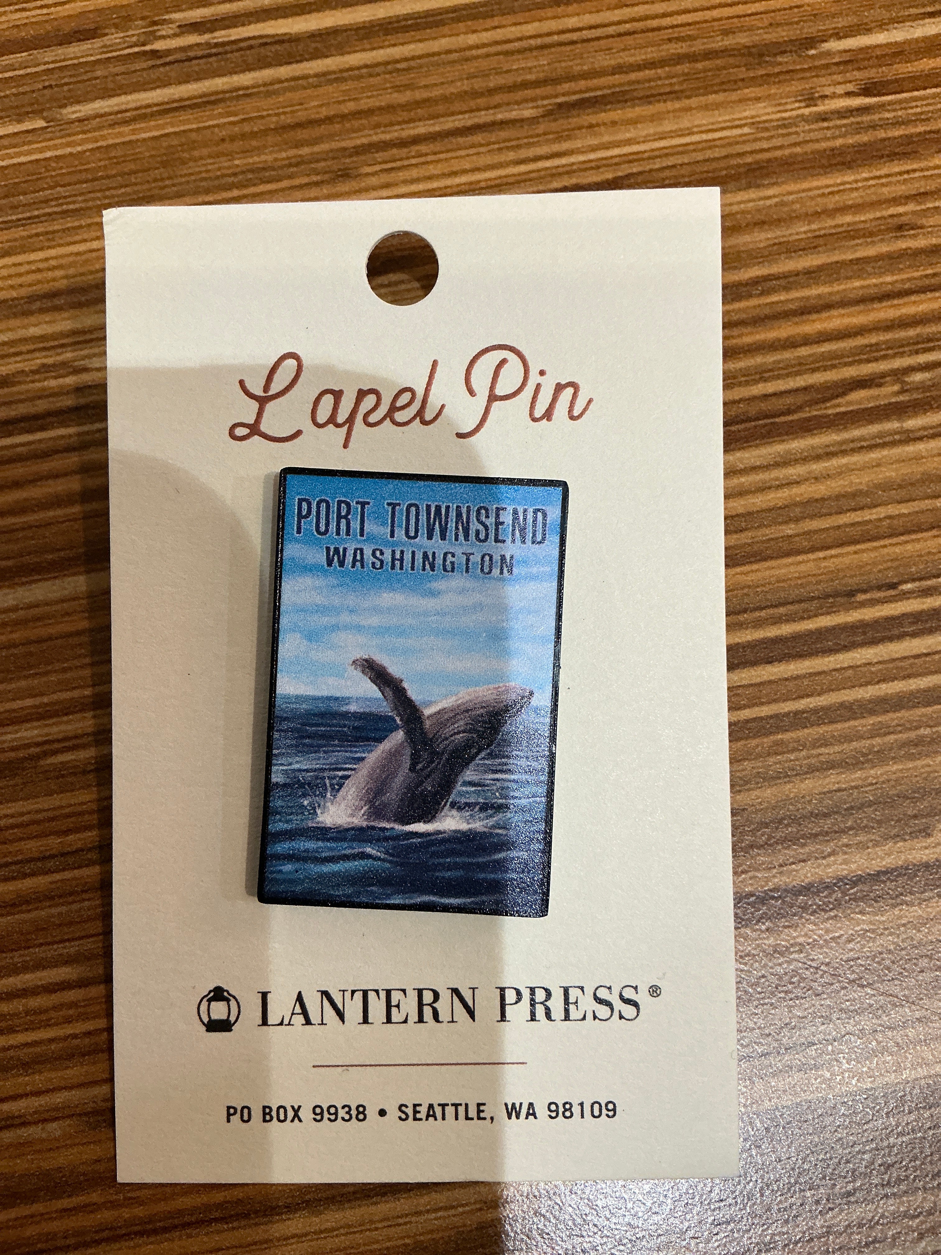Humpback Whale Lapel Pin