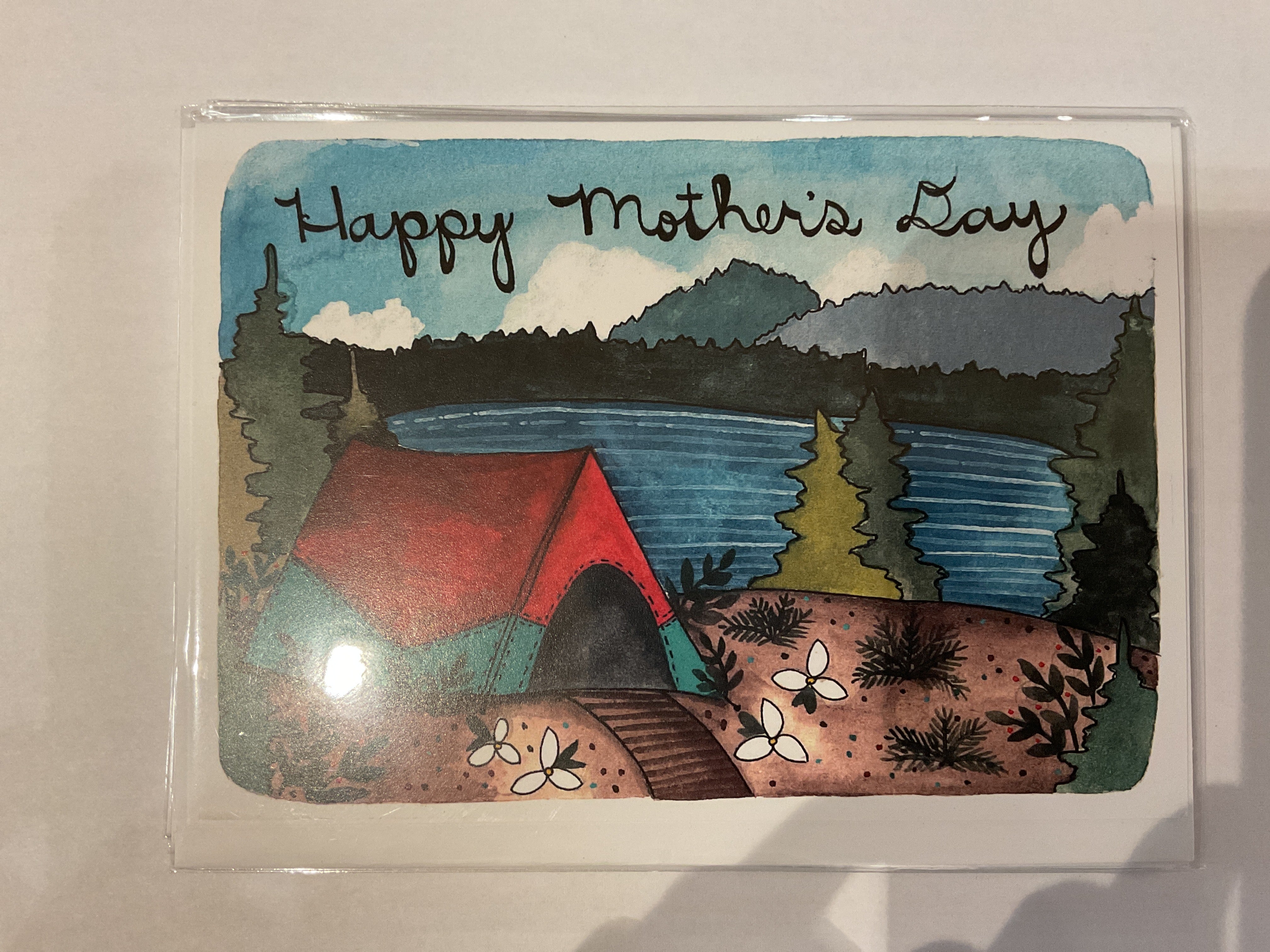 Mother's Day Camping Greeting Card