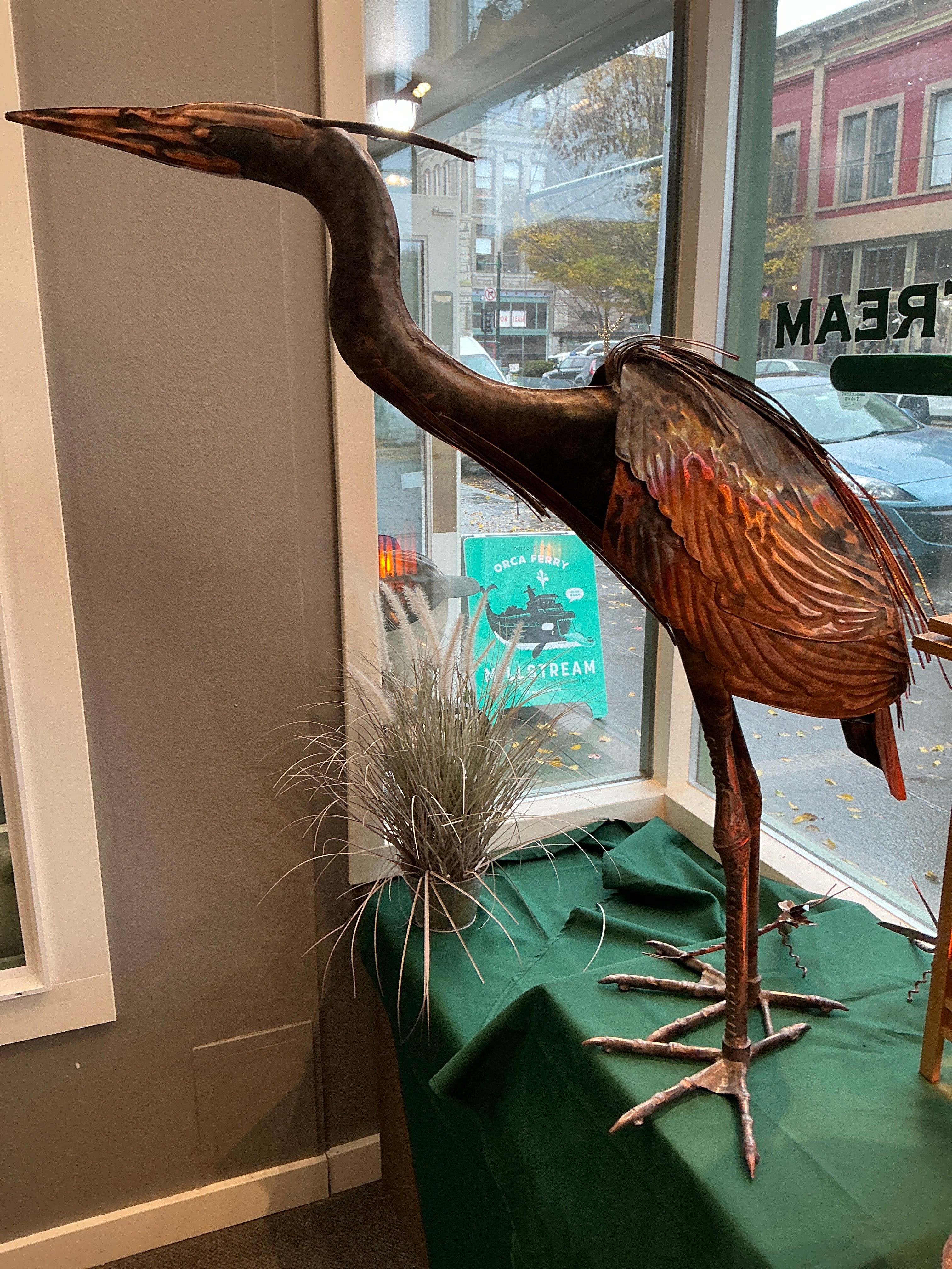 Standing Heron by Walter Massey