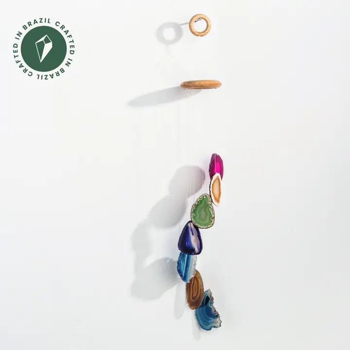 Agate Rainbow Wind Chimes