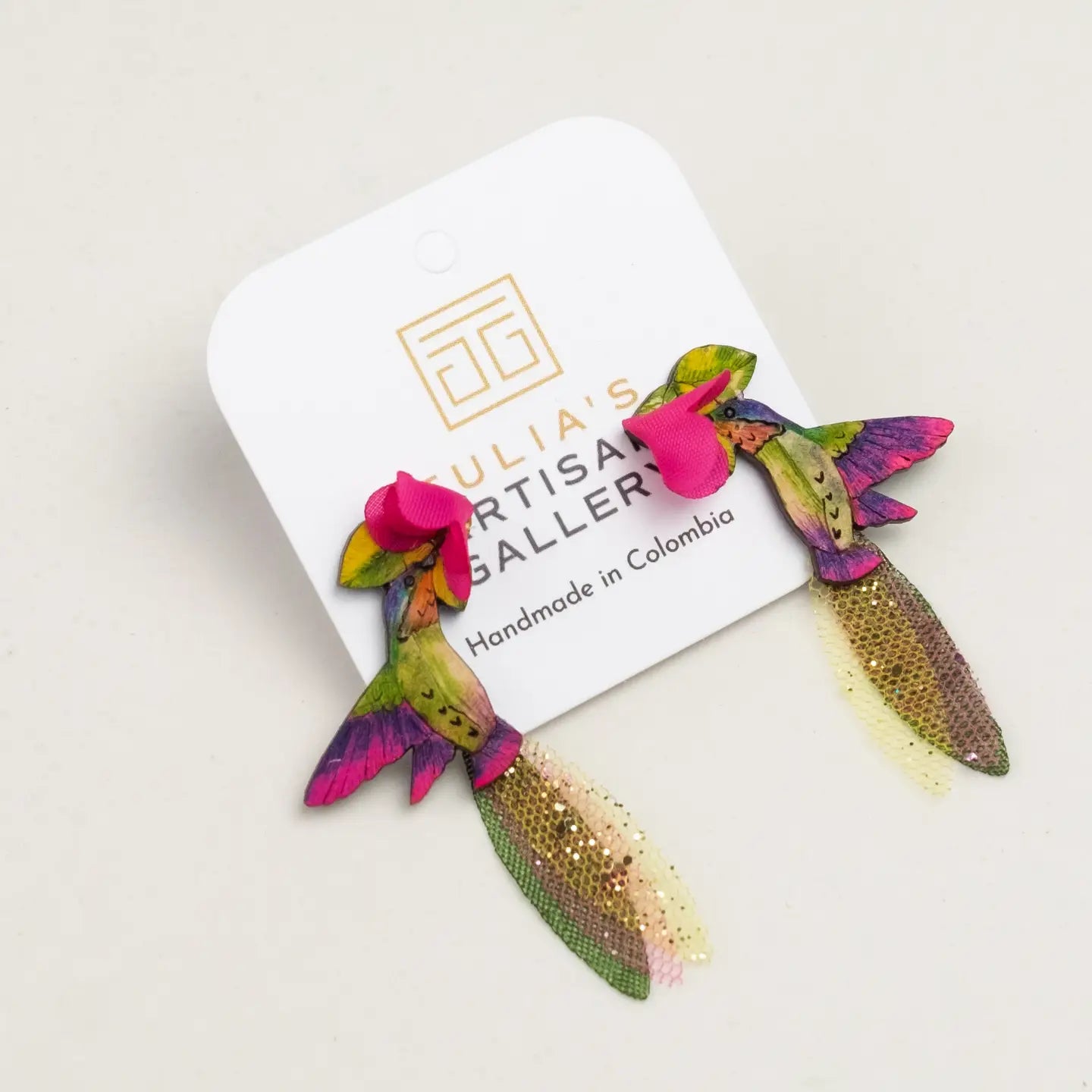 Hummingbird Earrings - Anna's Sm