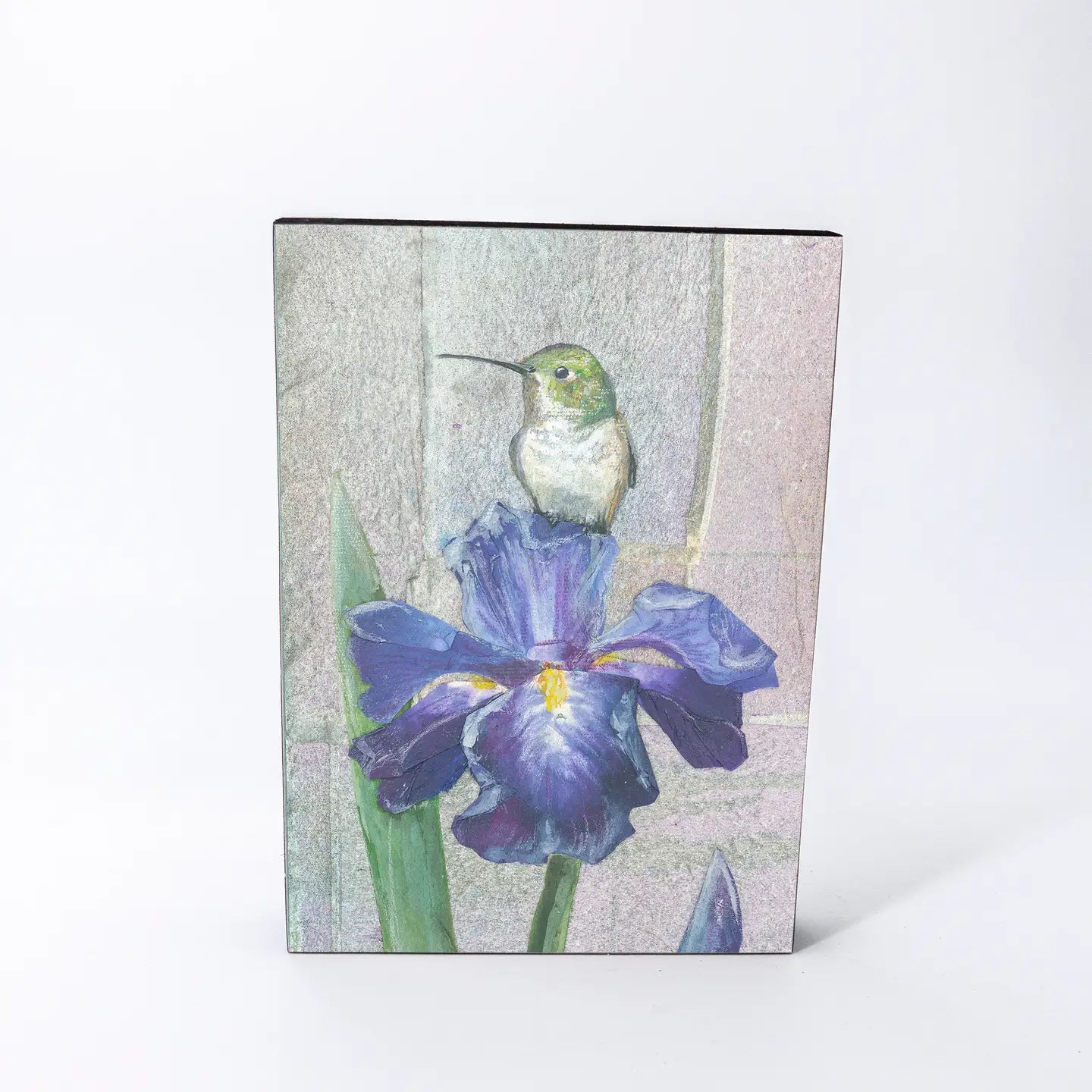 Anna's Hummingbird Purple Wood Print