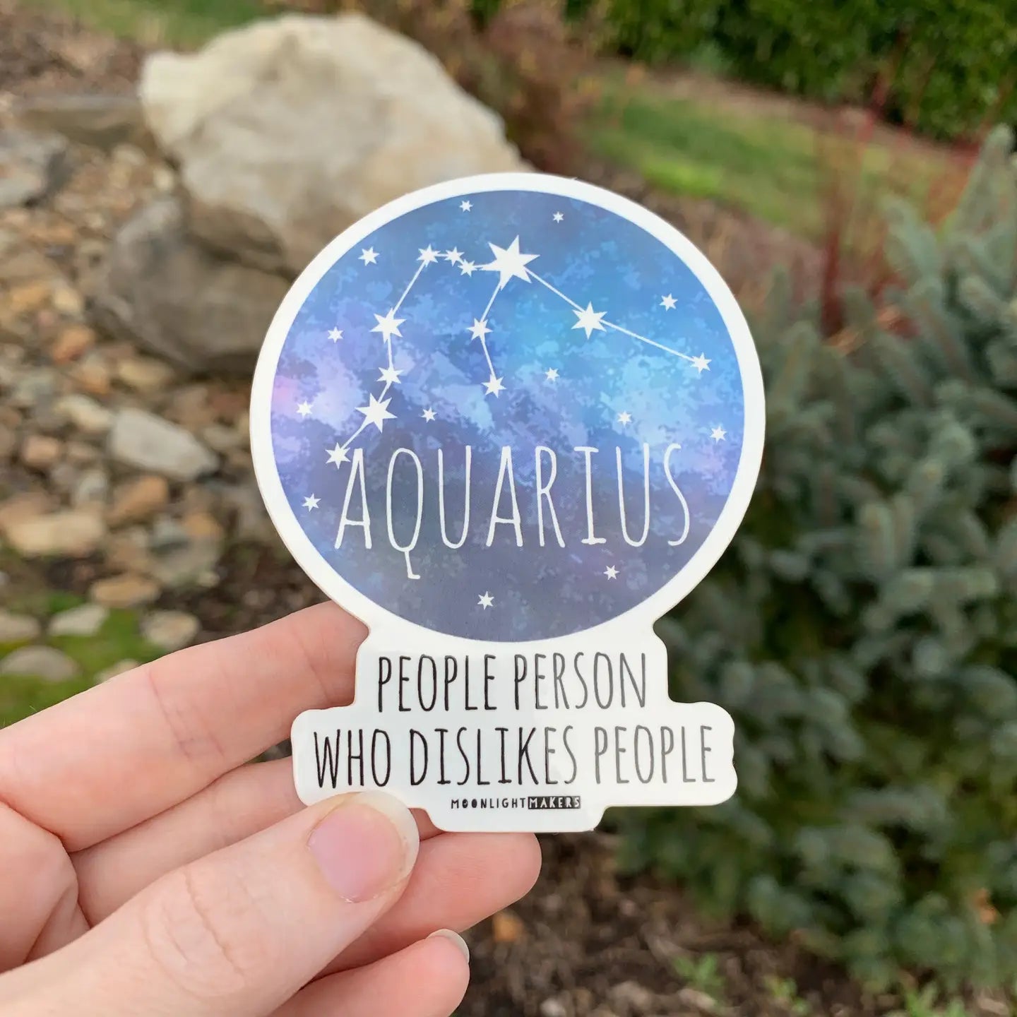 Aquarius Astrology Sticker