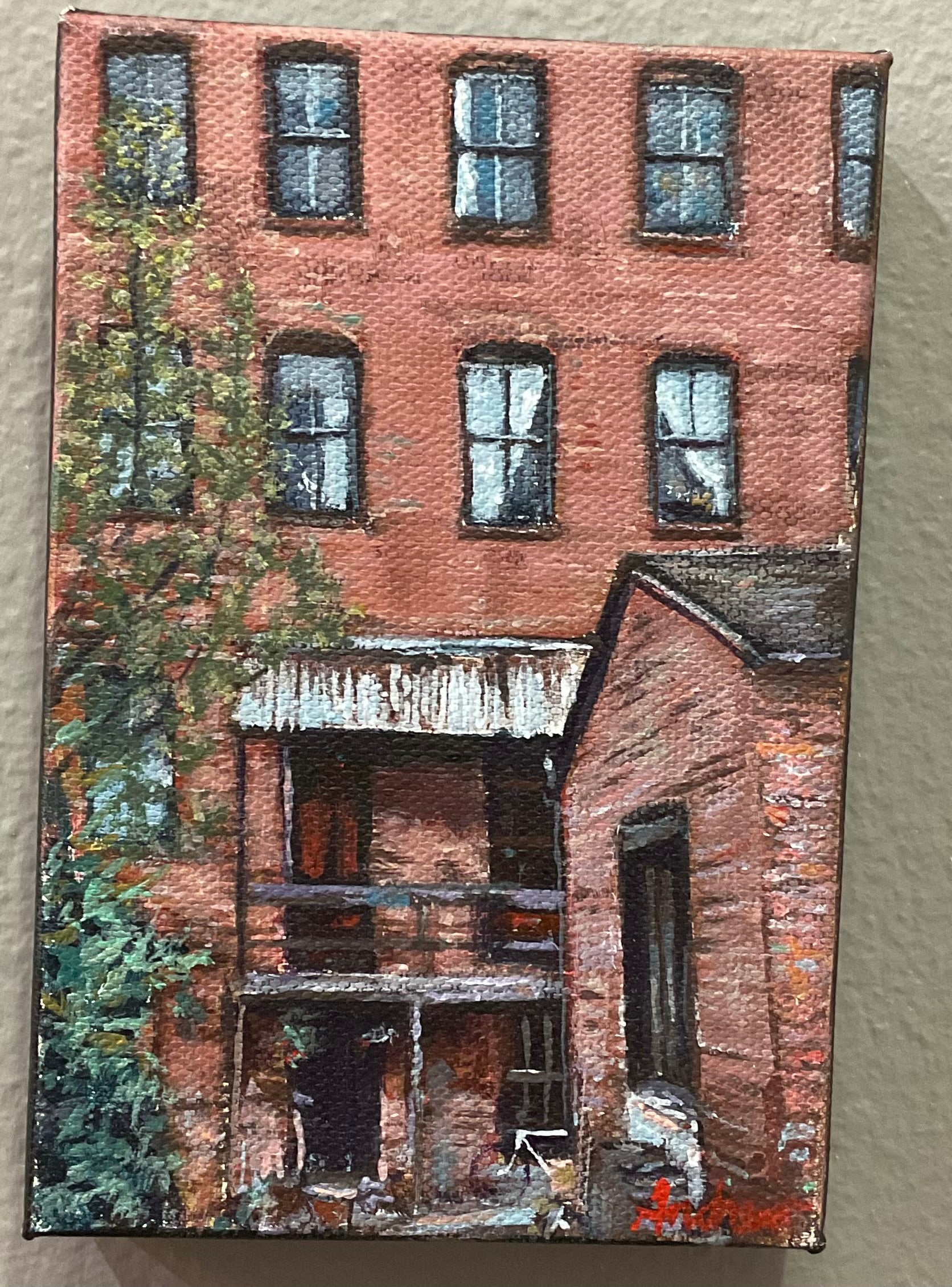 “Looking through Windows” Original Art by Andrew Sheldon