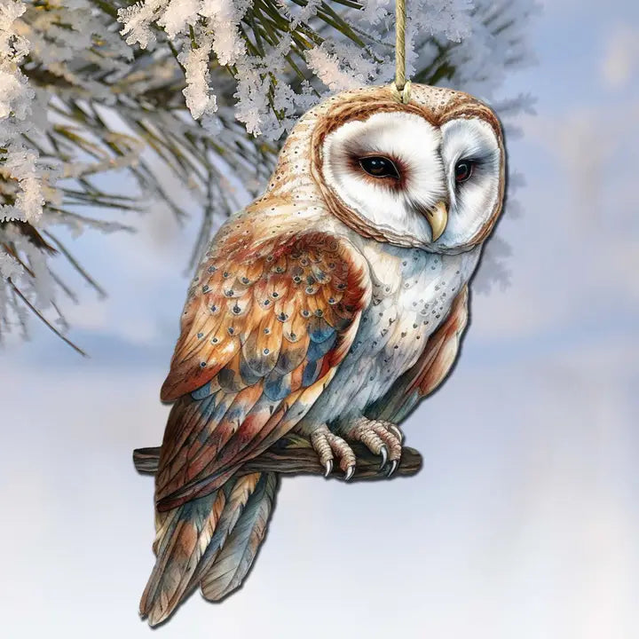 Barn Owl Ornament