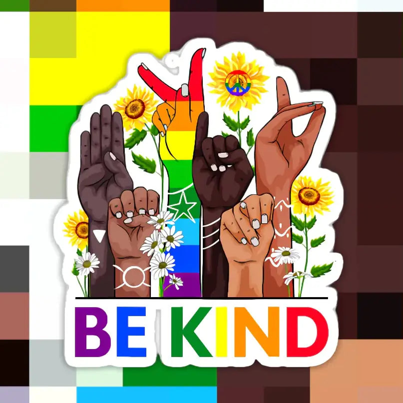 Be Kind Asl Sticker