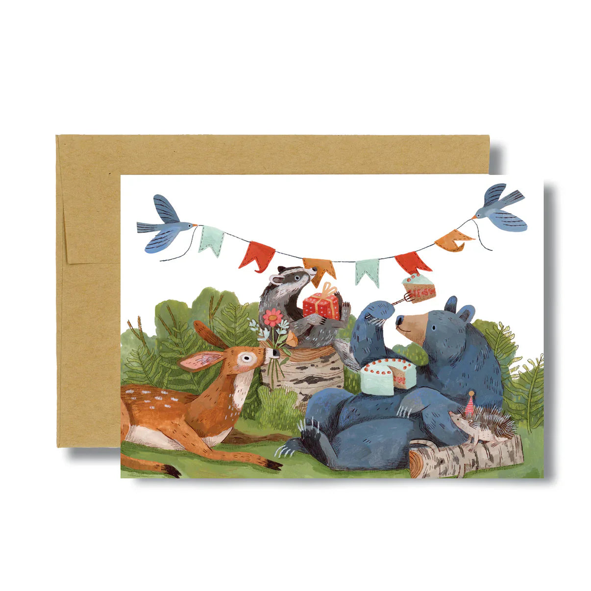 Bear-y Cake Card