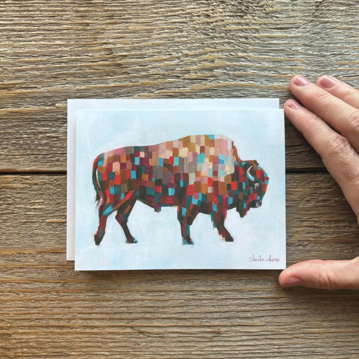 Bend Cider Bison Greeting Card
