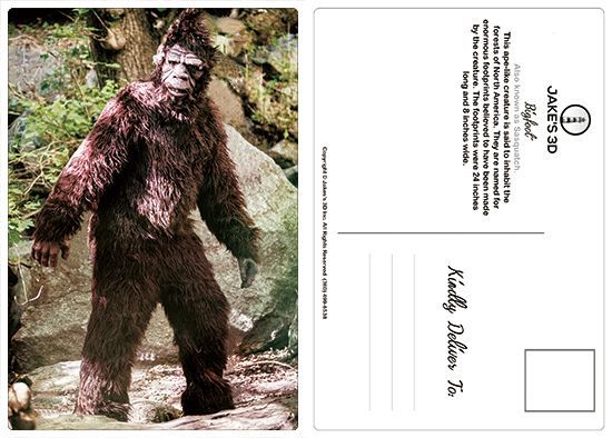Bigfoot Postcard