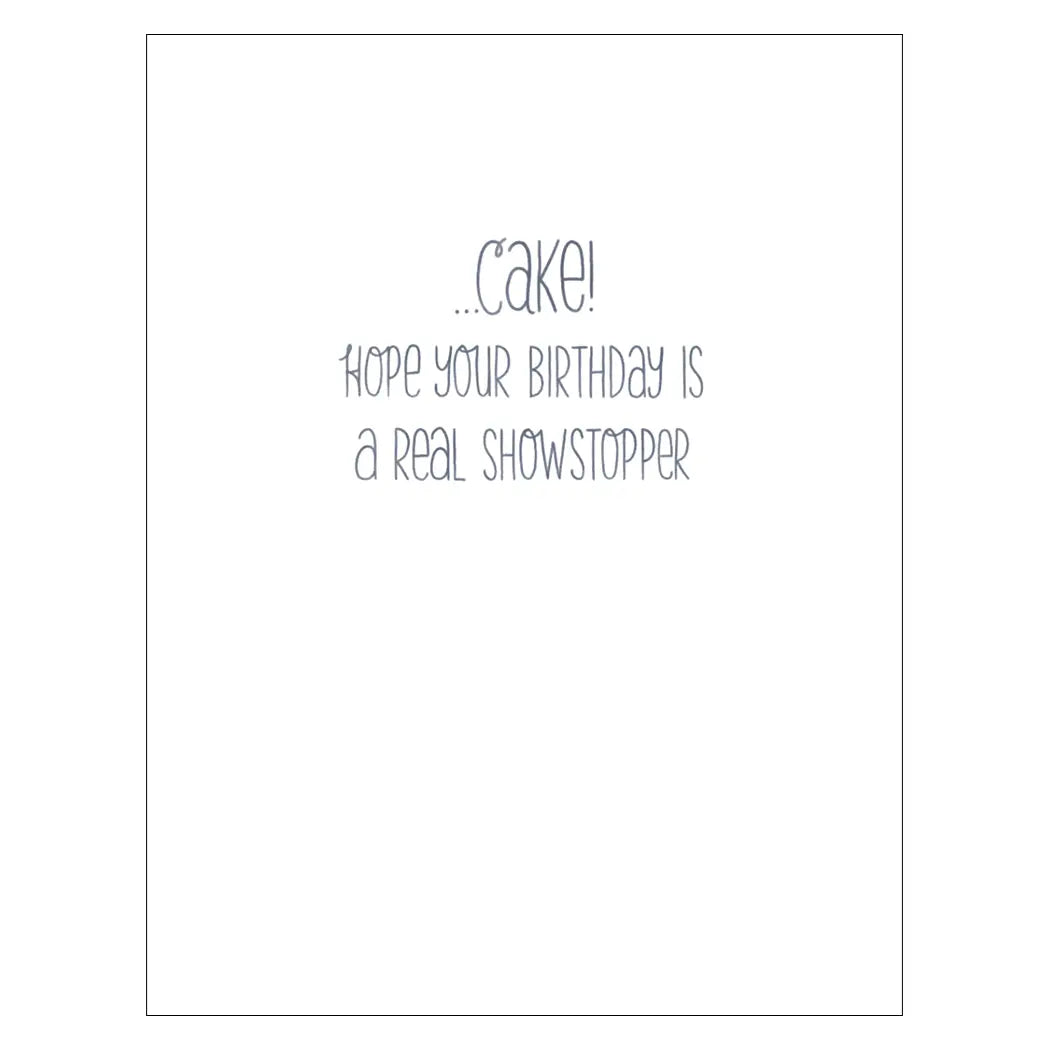 British Bake Off Birthday Greeting Card