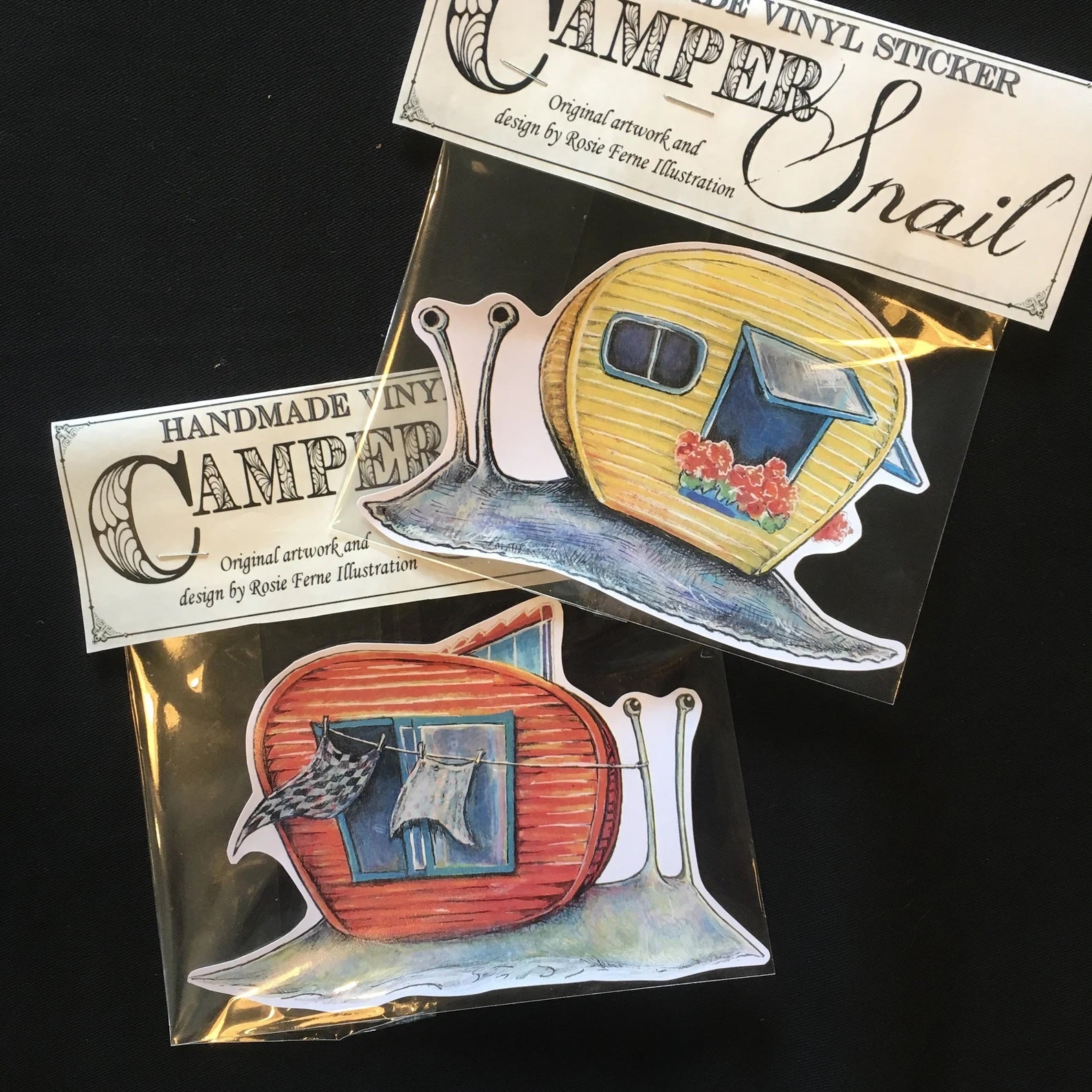 Camper Snail Sticker