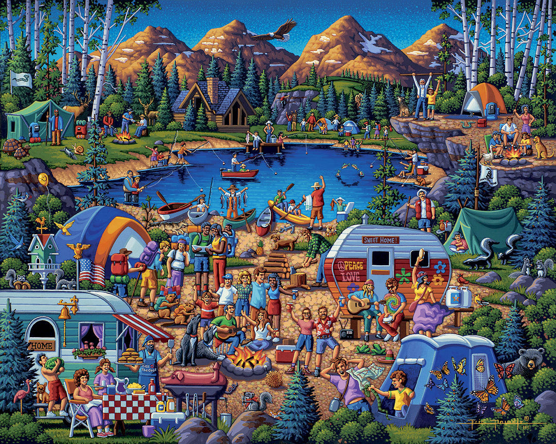 Camping Adventure Personal PUZZLE - 210 Piece