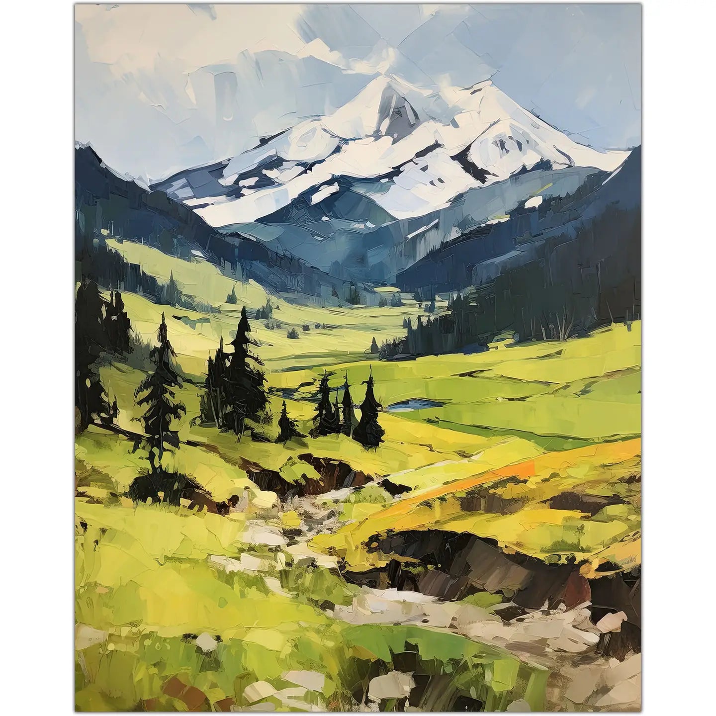 Cascades Art Print