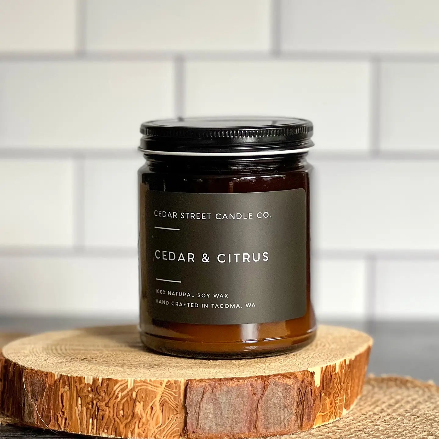 7.2 oz Cedar & Citrus Soy Candle