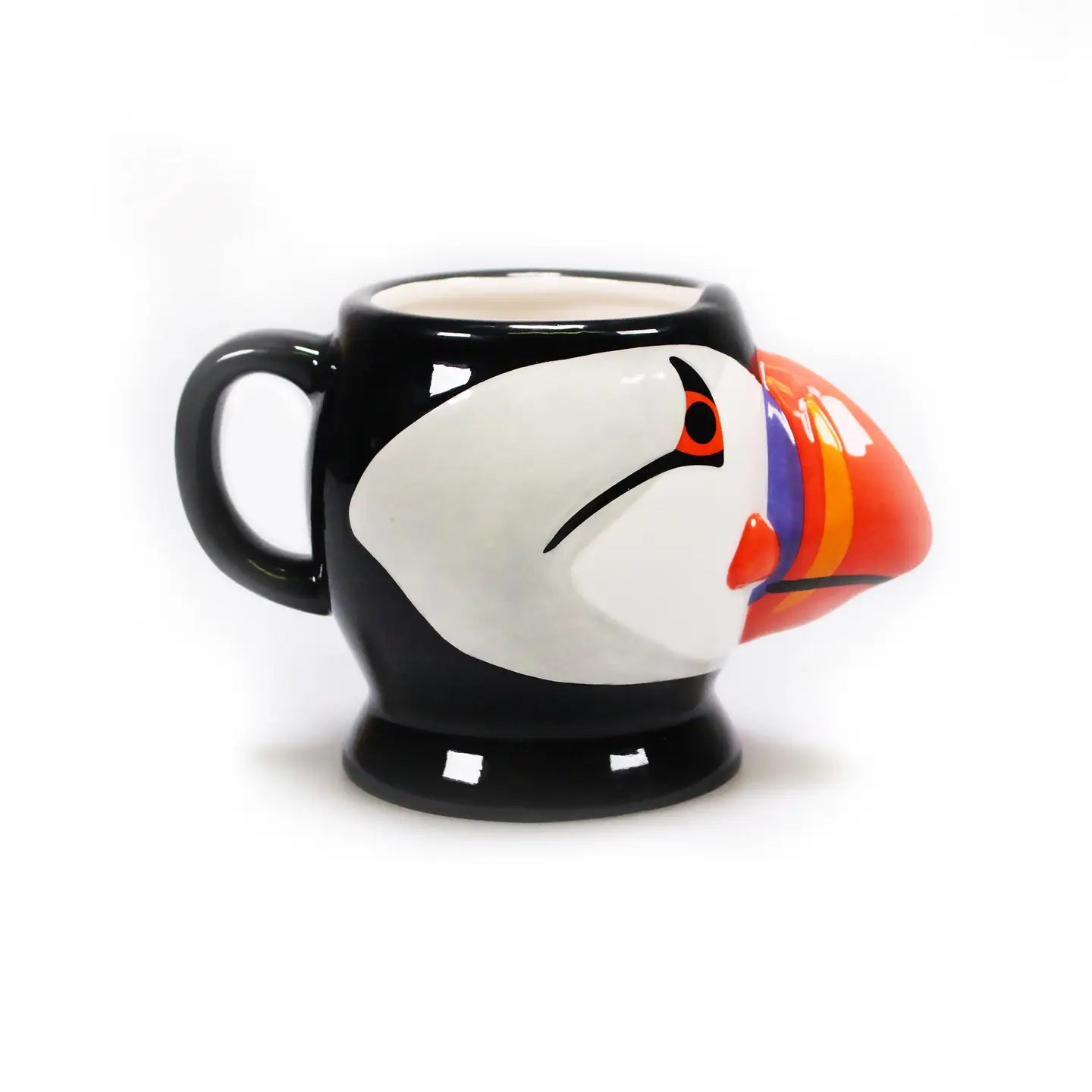 Ceramic Shaped Puffin Mug Bird