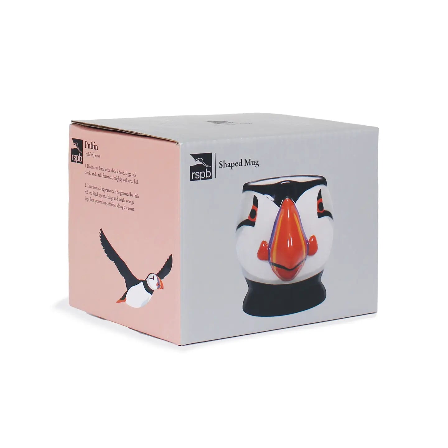 Ceramic Shaped Puffin Mug Bird