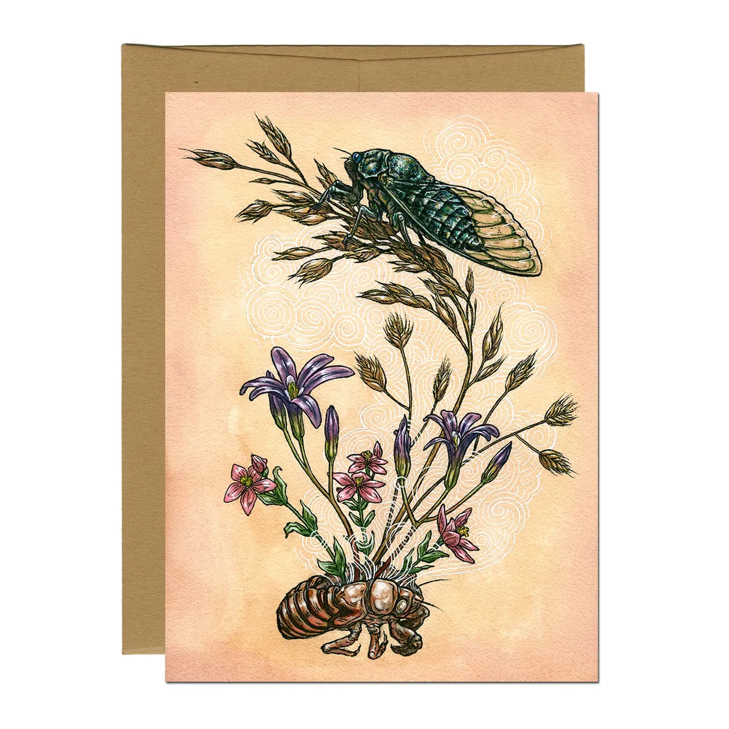 Cicada Greeting Card